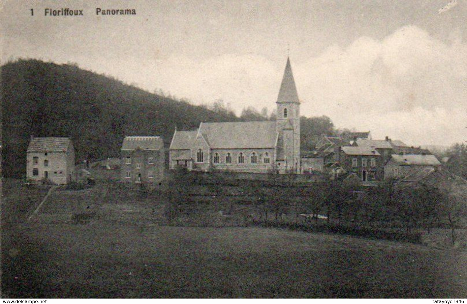 Floriffoux  Panorama Voyagé En 1912 - Floreffe