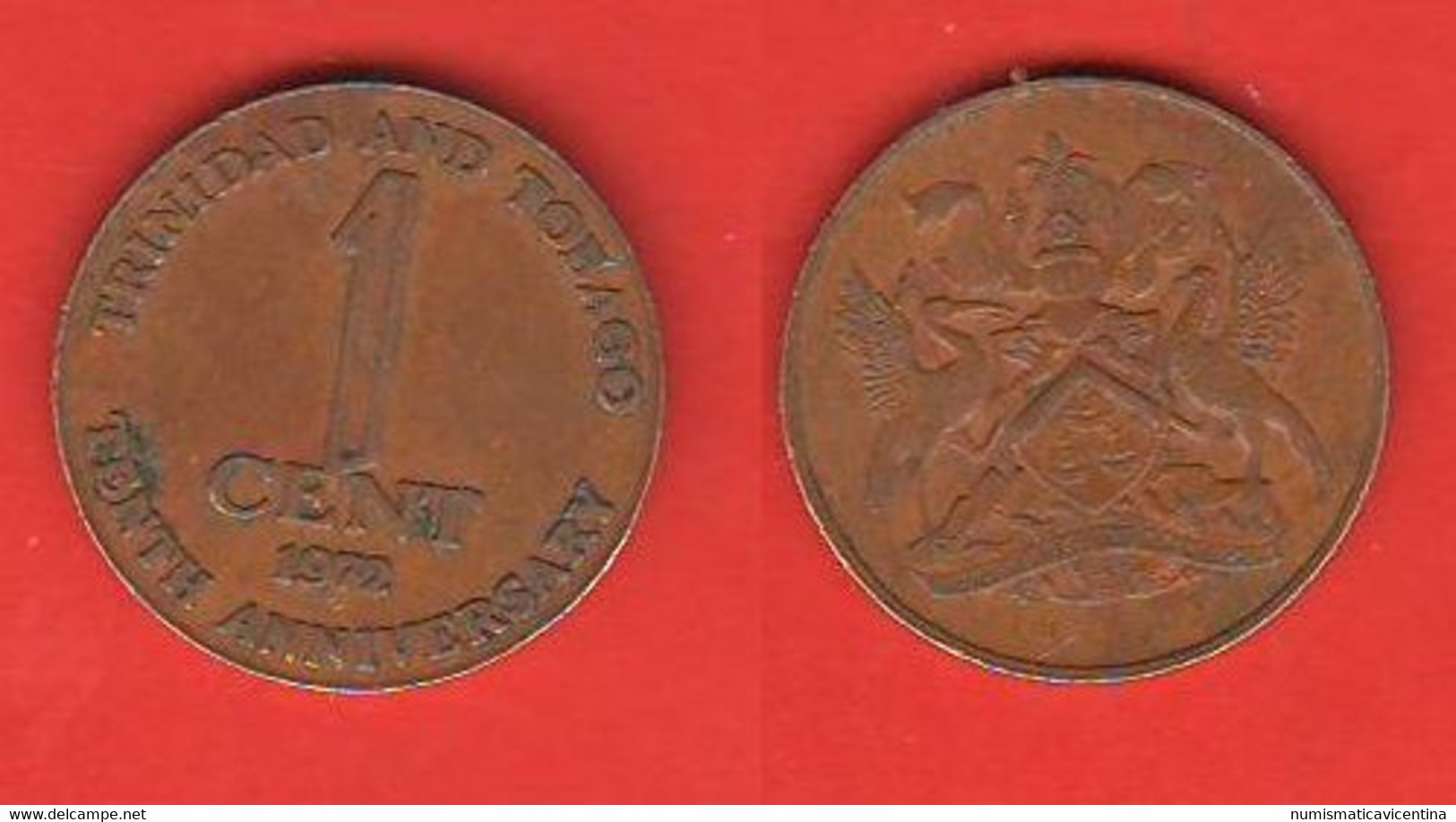 Trinidad & Tobago ONE Cent 1972 - Trinidad Y Tobago