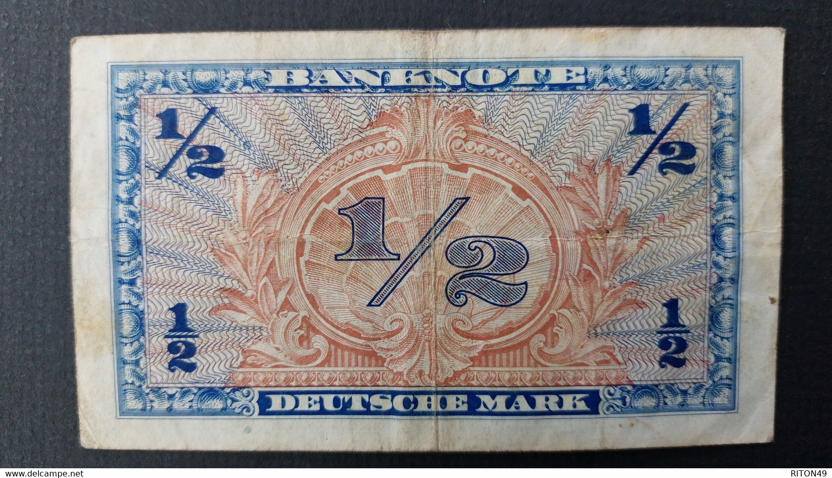 BILLET 1948 ALLEMAGNE 1/2 MARK - 1/2 Mark