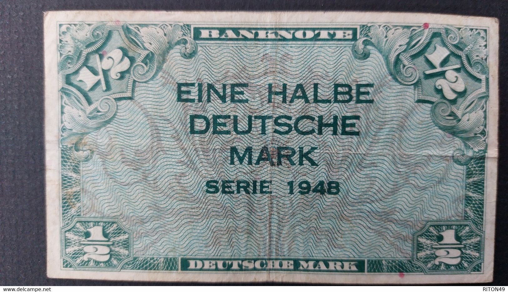 BILLET 1948 ALLEMAGNE 1/2 MARK - 1/2 Mark