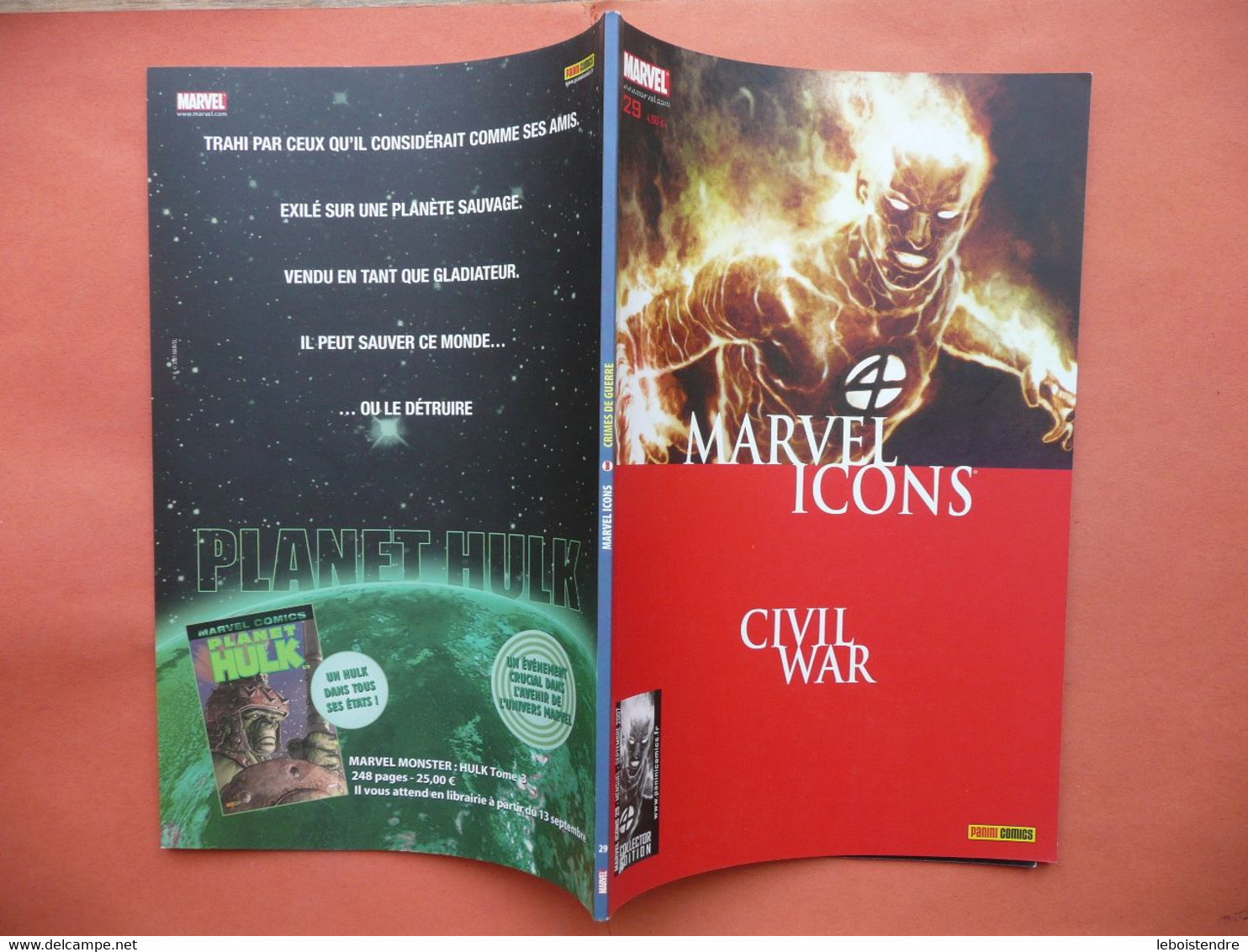 MARVEL ICONS N 29 SEPTEMBRE 2007 CIVIL WAR COLLECTOR EDITION MARVEL PANINI COMICS TRES BON ETAT - Marvel France