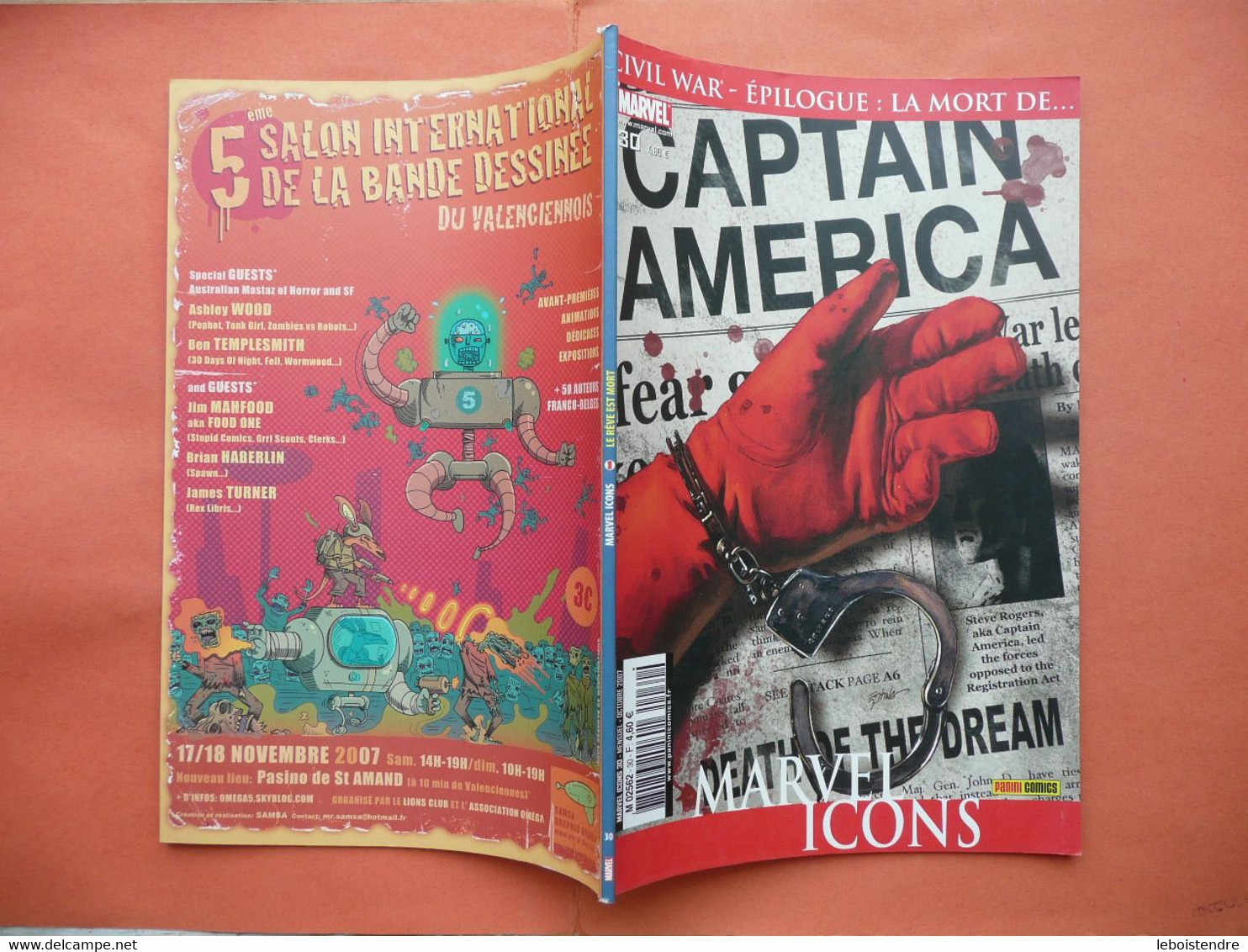 MARVEL ICONS N 30 OCTOBRE 2007 CIVIL WAR - EPILOGUE  MARVEL PANINI COMICS TRES BON ETAT - Marvel France