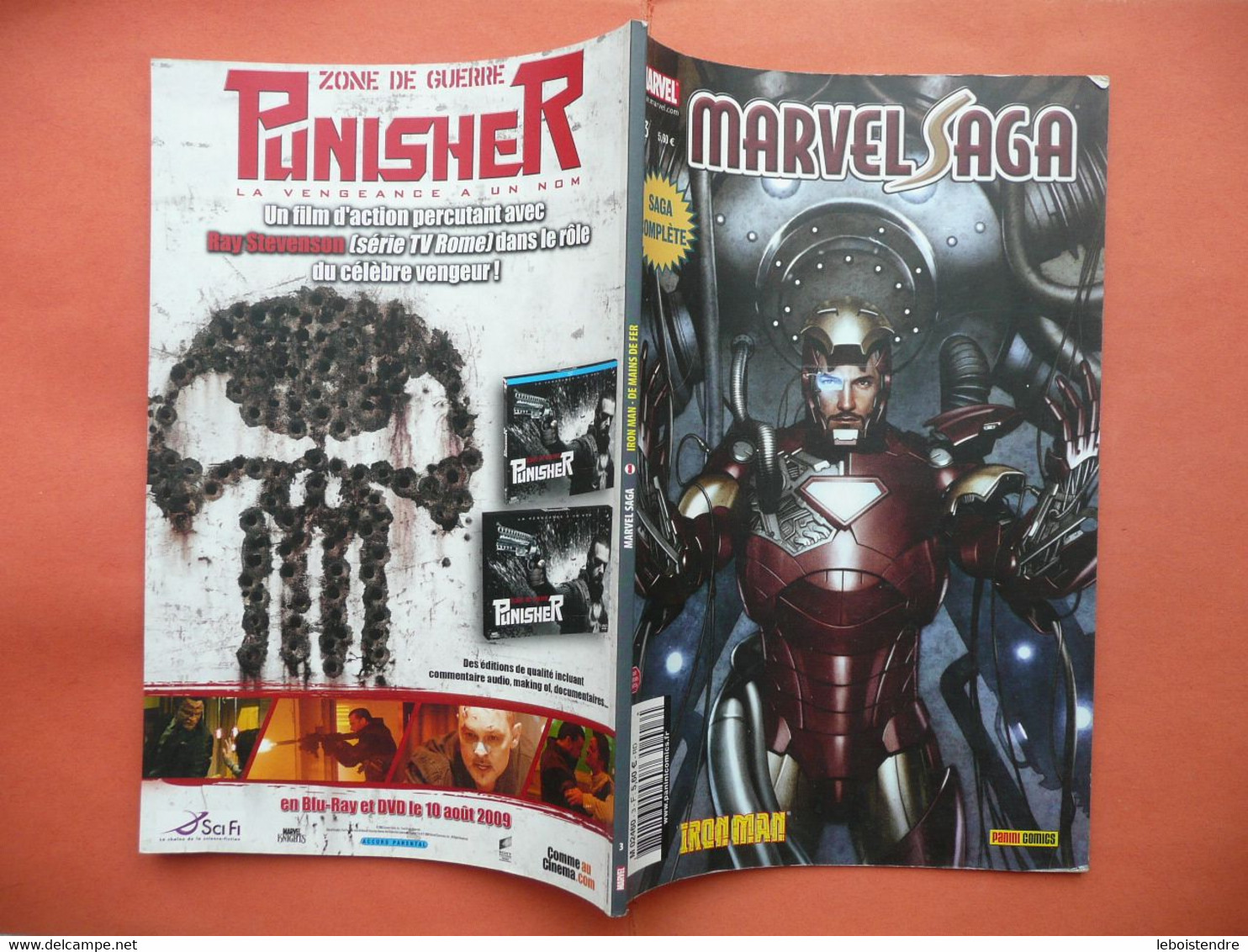 MARVEL SAGA N 3 AOUT 2009 IRON MAN  MARVEL PANINI COMICS TRES BON ETAT - Marvel France