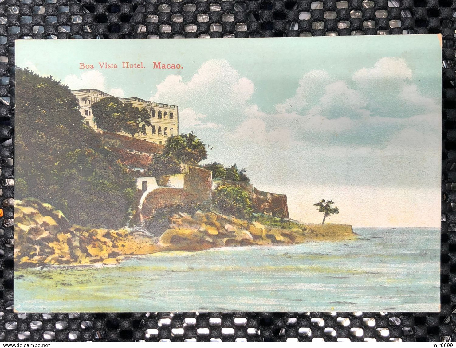 MACAU 19 CENTUARY  PICTURE POST CARD - VIEW OF BOA VISTA HOTEL IN COLOUR - TODAY PORTUGAL EMBASSY RESIDENCE - Macao