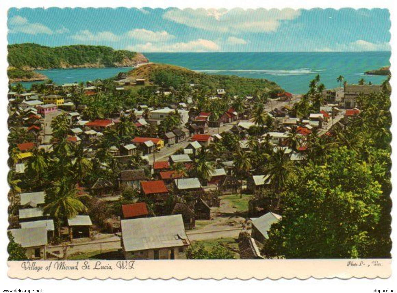 Antilles / SAINTE LUCIE -- Village Of MICOUD. - Santa Lucía