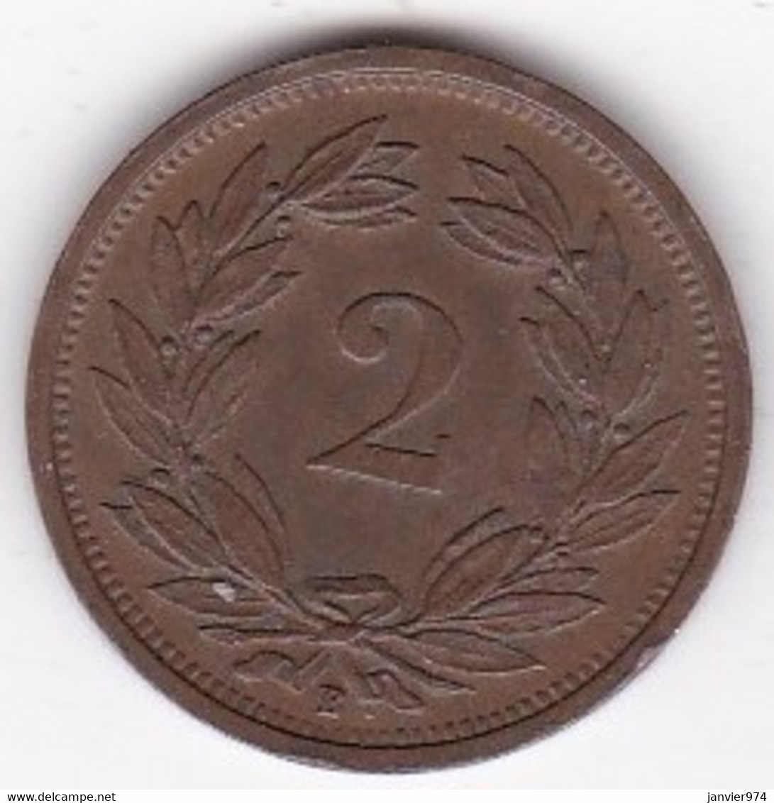 Suisse 2 Rappen 1941 B, En Bronze, KM# 4.2a - 2 Rappen