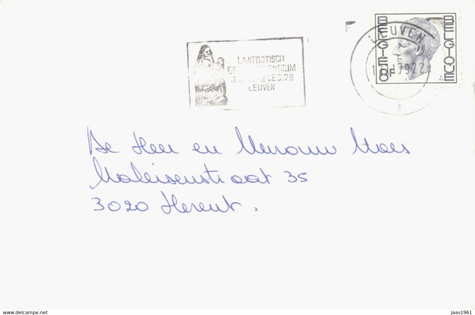 BELGIUM. POSTMARK LEUVEN - Andere & Zonder Classificatie