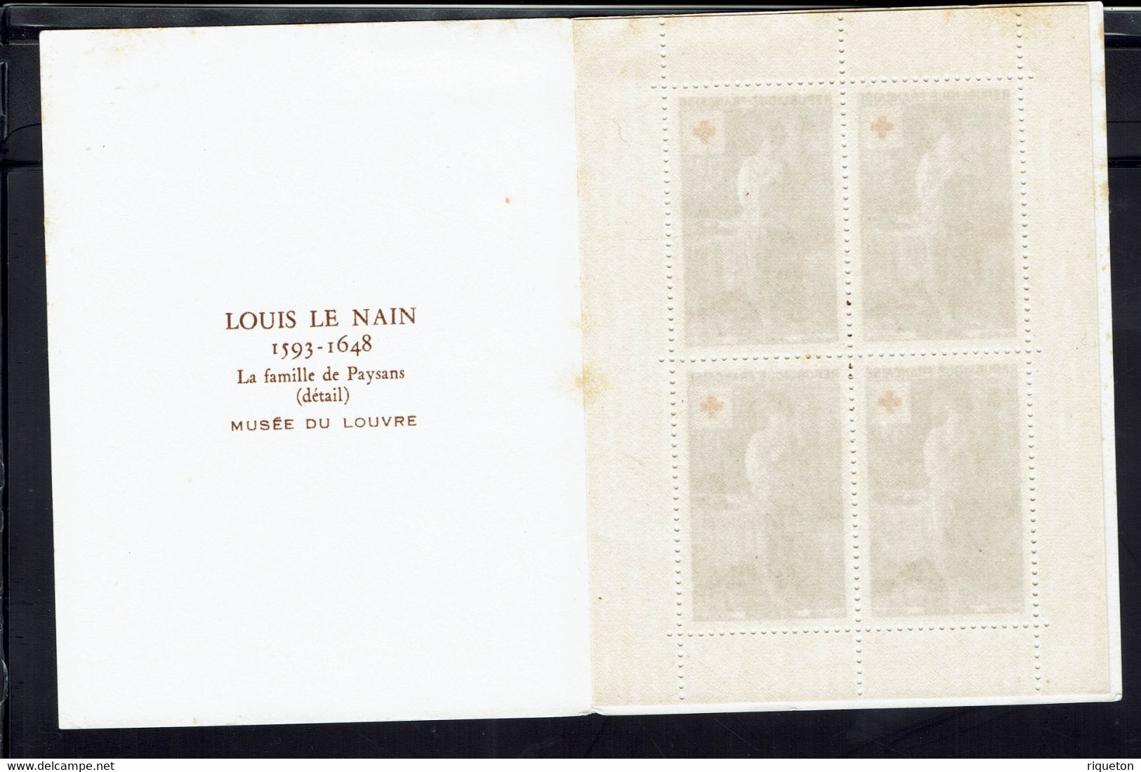 Fr - 1956 - Carnet Croix Rouge N° 2005 - Timbres 1088/89 - Rousseurs. - Croix Rouge