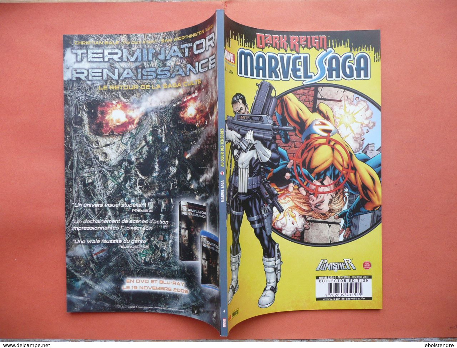 MARVEL SAGA N 4 NOVEMBRE 2009 PUNISHER COLLECTOR EDITION MARVEL PANINI COMICS TRES BON ETAT - Marvel France