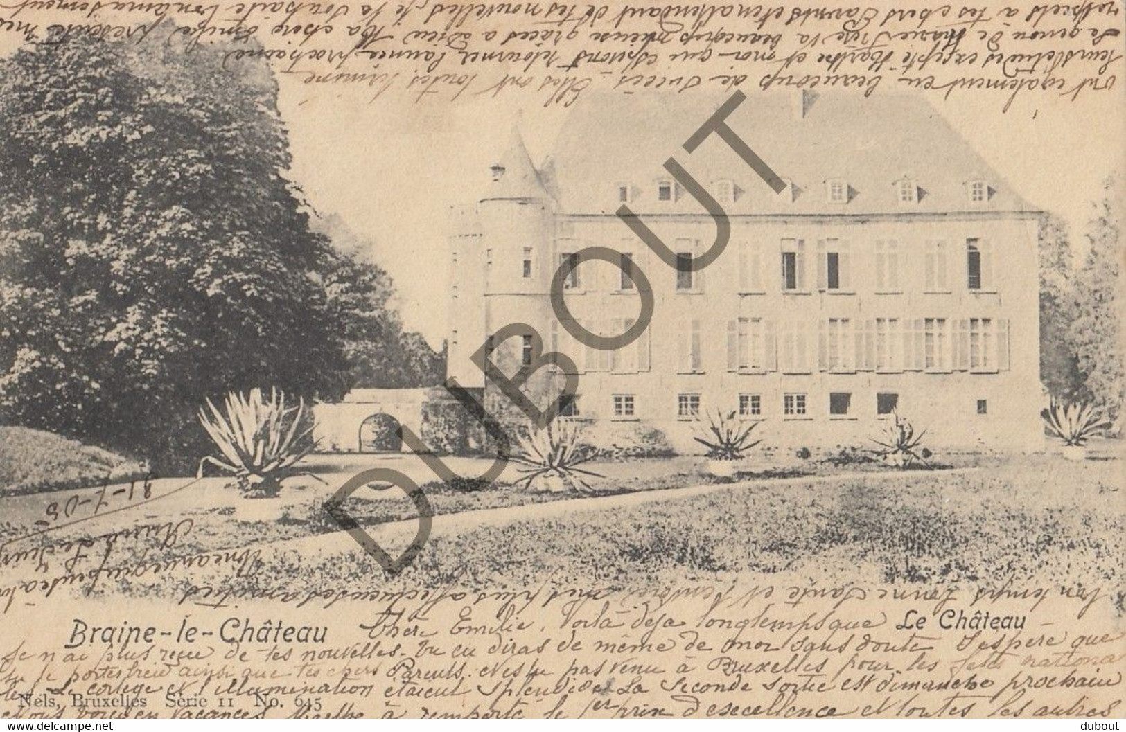 Postkaart-Carte Postale - BRAINE LE CHAEAU - Le Château  (C2263) - Braine-le-Chateau