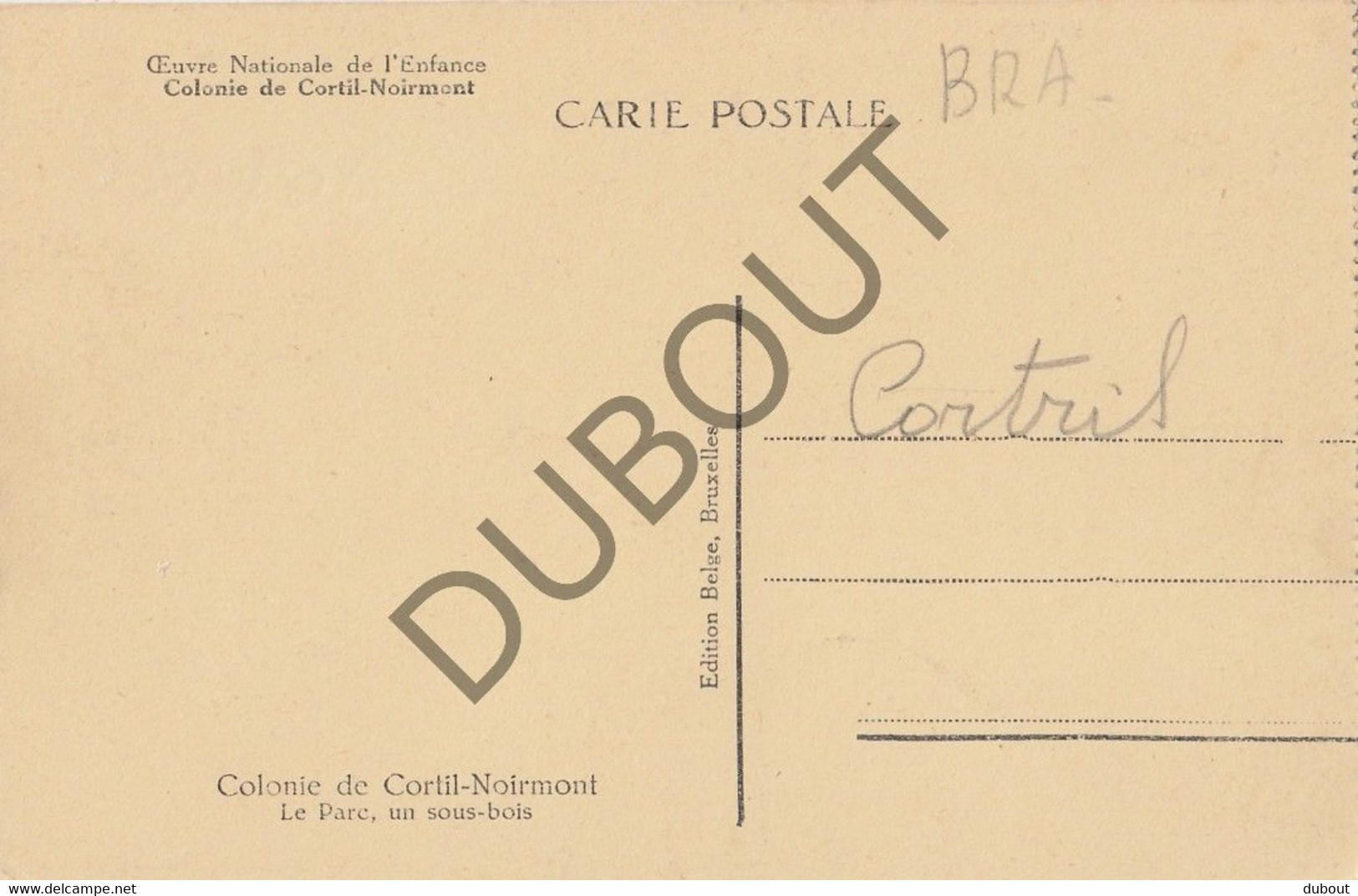 Postkaart-Carte Postale - CORTIL-NOIRMONT - Le Parc  (C2391) - Chastre