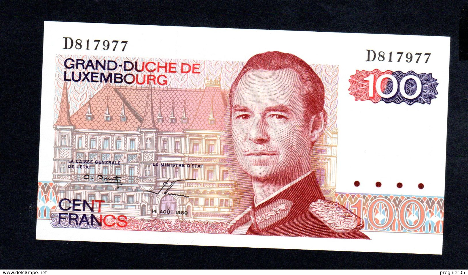 LUXEMBOURG " Baisse De Prix " Billet 100 Francs 1980 NEUF/UNC P.57-D - Luxemburg