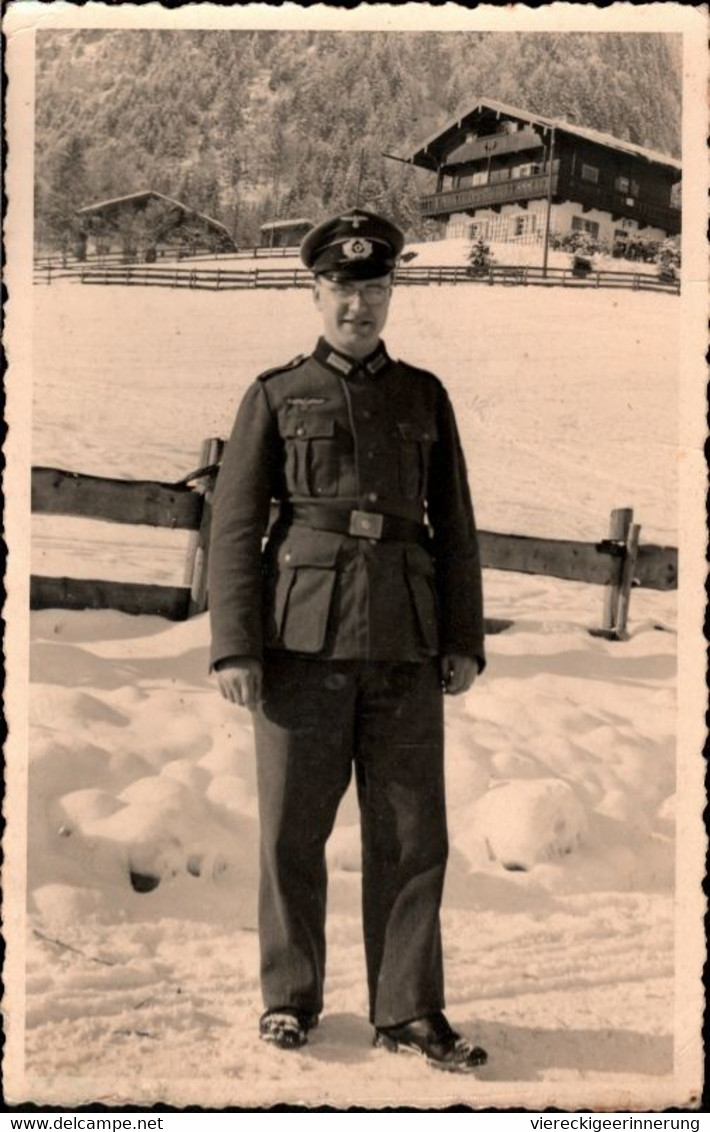 ! Alte Ansichtskarte 1941, Obersalzberg ?, Berchtesgaden, Soldat, Photo, Foto, Uniform, Autographen - War 1939-45