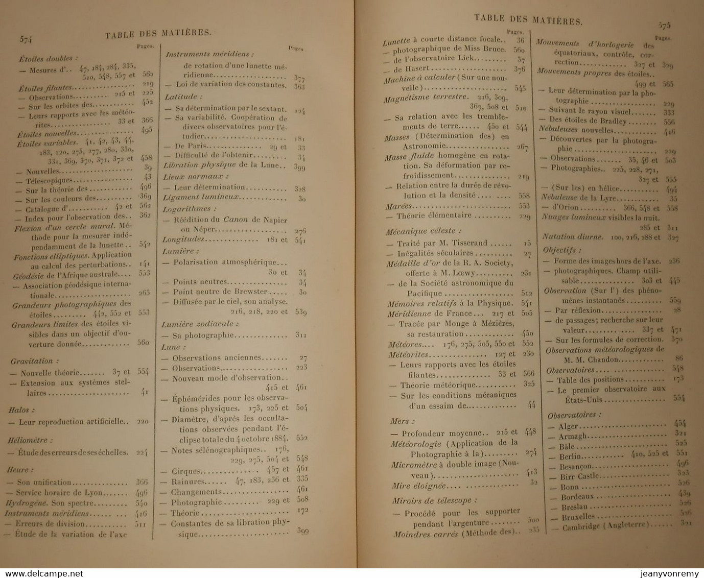 Bulletin Astronomique. Félix Tisserand. Tome VI.1889. - Sterrenkunde