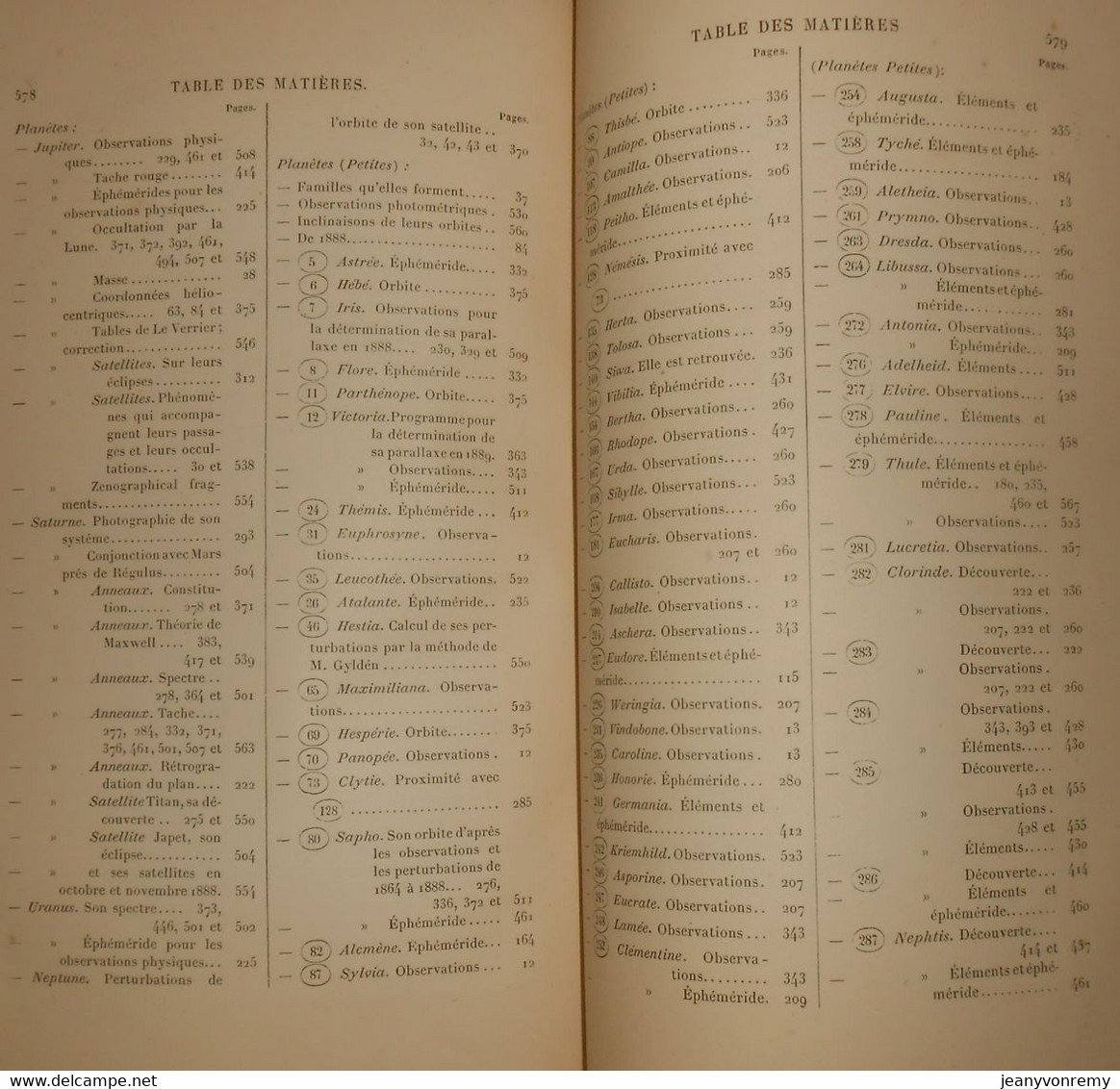 Bulletin Astronomique. Félix Tisserand. Tome VI.1889.