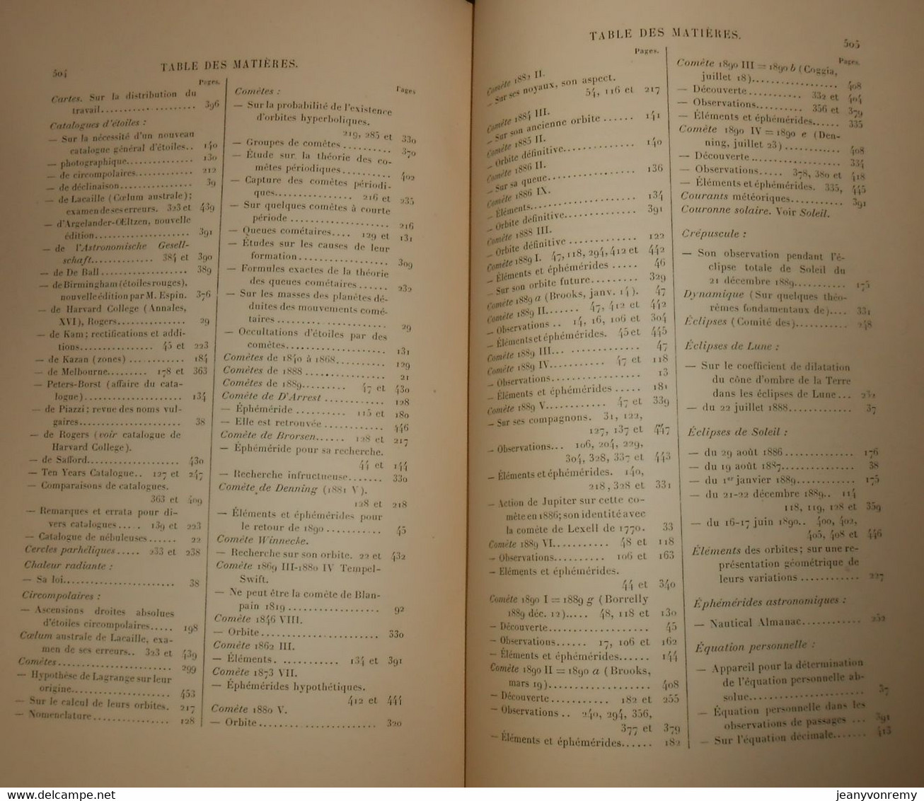 Bulletin Astronomique. Félix Tisserand. Tome VII.1890. - Astronomie