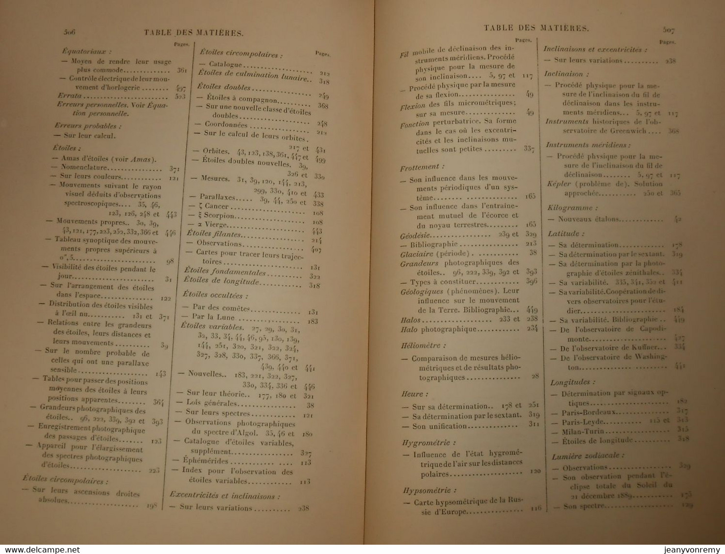 Bulletin Astronomique. Félix Tisserand. Tome VII.1890.