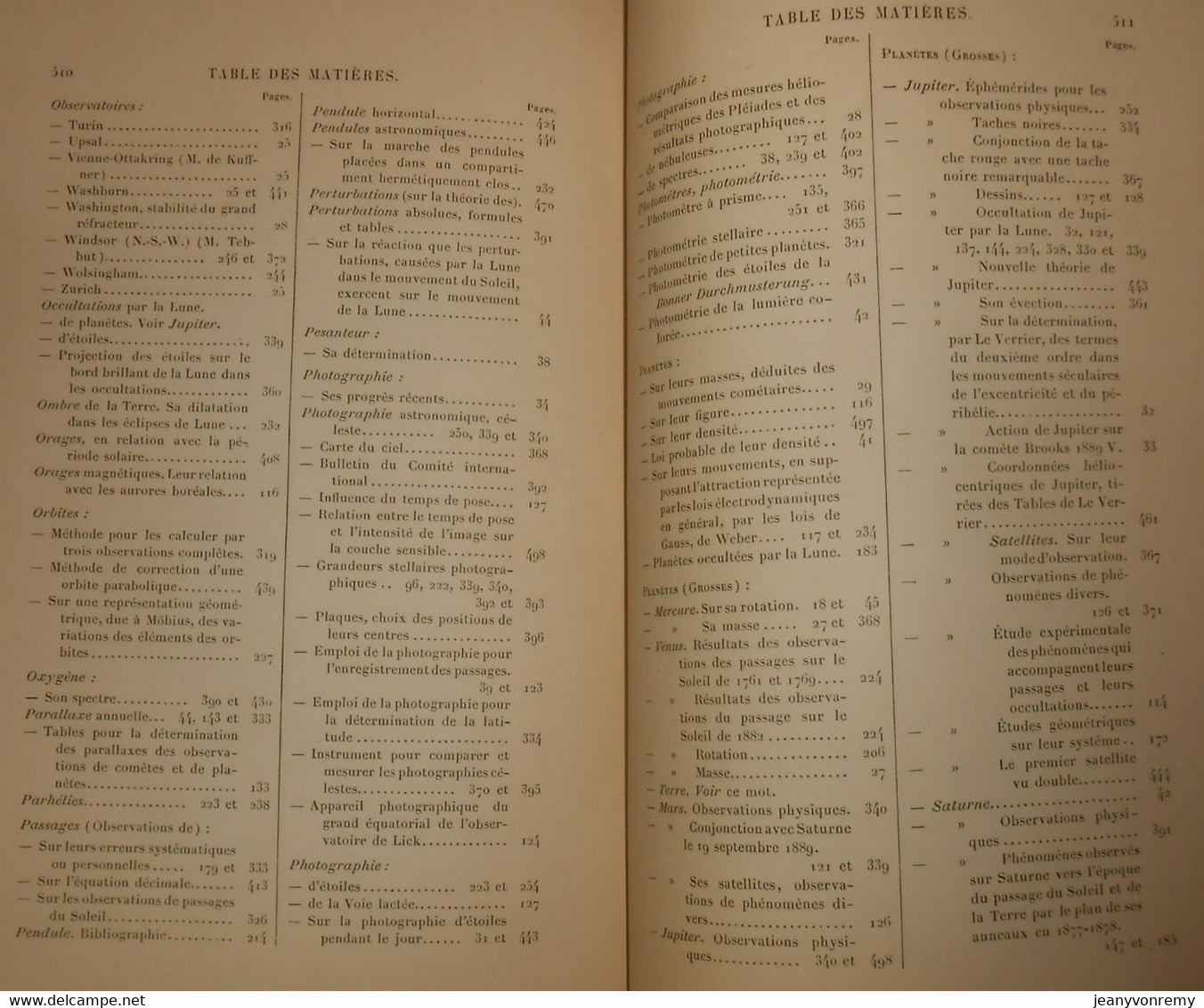 Bulletin Astronomique. Félix Tisserand. Tome VII.1890.