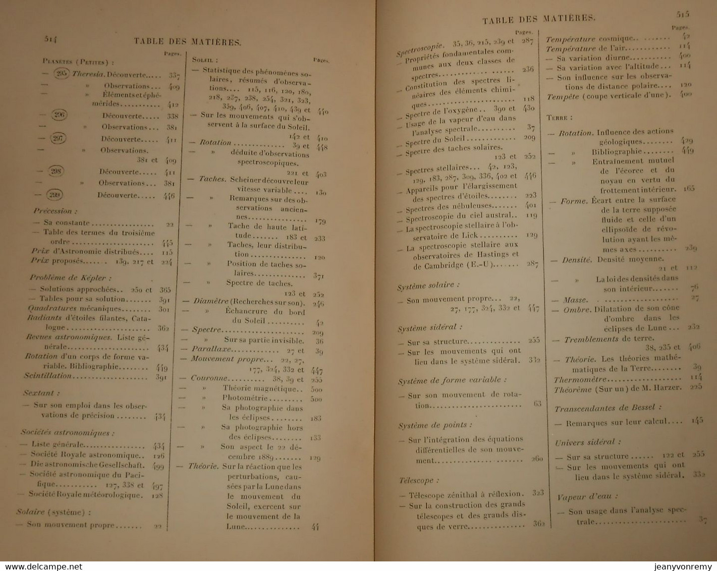 Bulletin Astronomique. Félix Tisserand. Tome VII.1890.