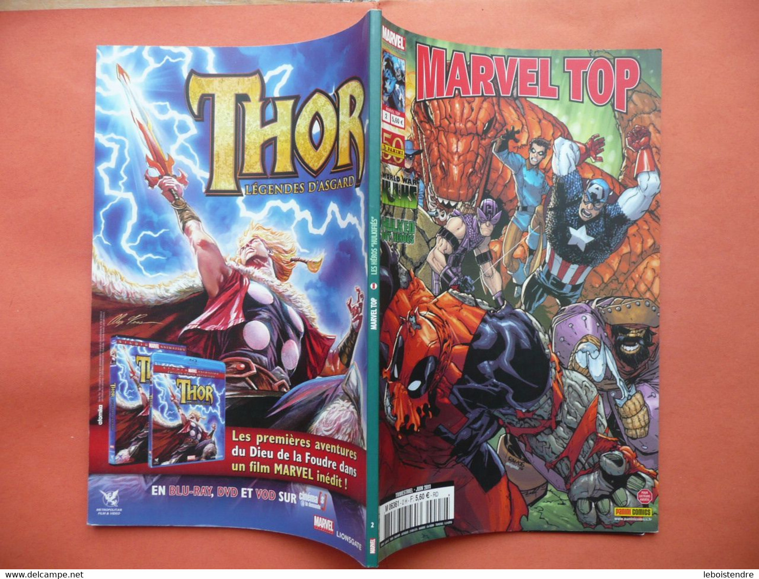 MARVEL TOP N ° 2 JUIN 2011  MARVEL PANINI COMICS TRES BON ETAT - Marvel France