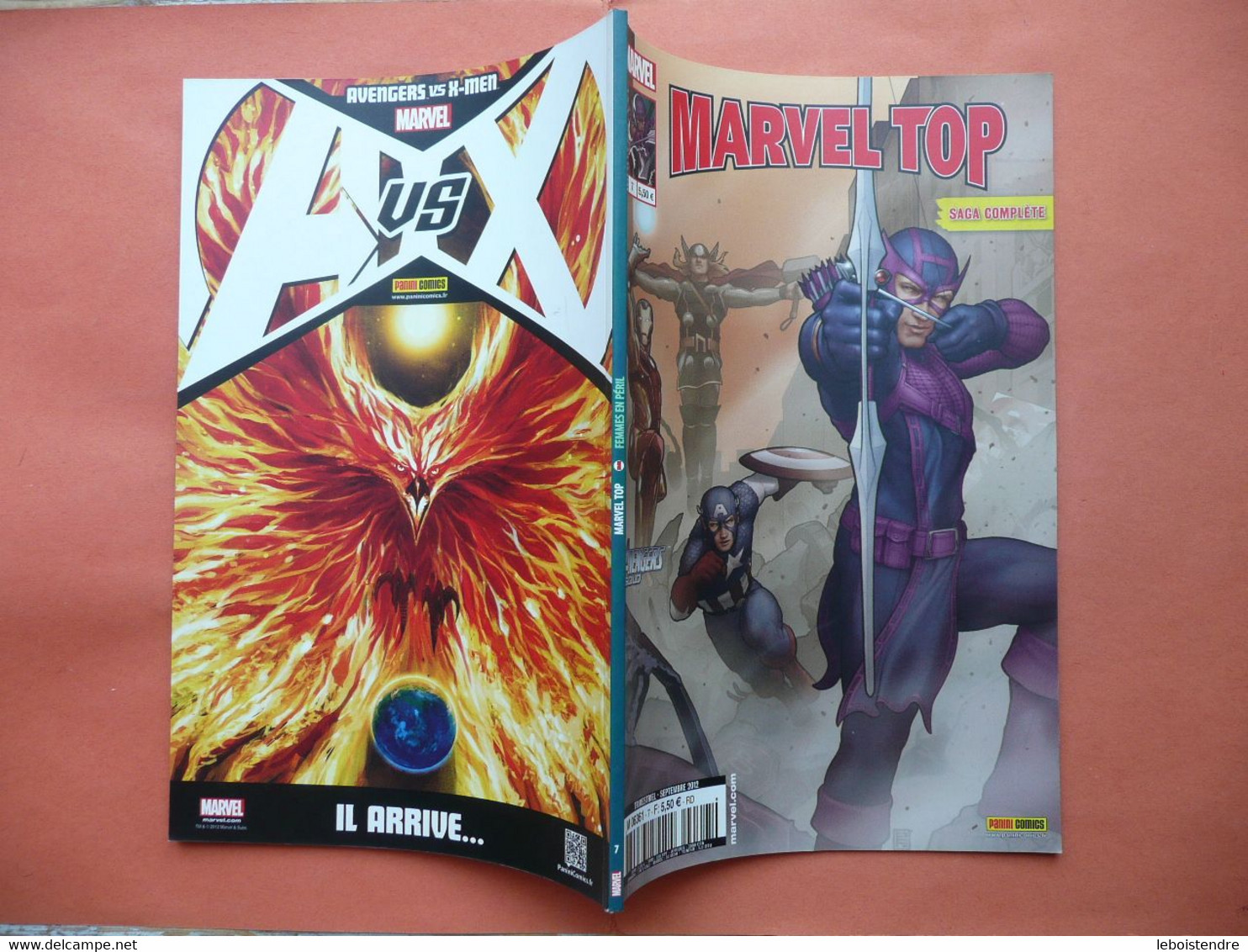 MARVEL TOP N 7 SEPTEMBRE 2012 OEIL DE FAUCON HAWKEYE MARVEL PANINI COMICS TRES BON ETAT - Marvel France