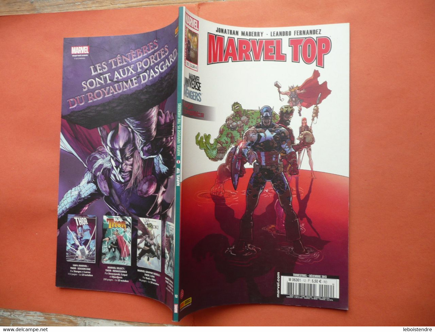 MARVEL TOP N 12 DECEMBRE 2013 MARVEL UNIVERSE VS THE AVENGERS MARVEL PANINI COMICS TRES BON ETAT - Marvel France