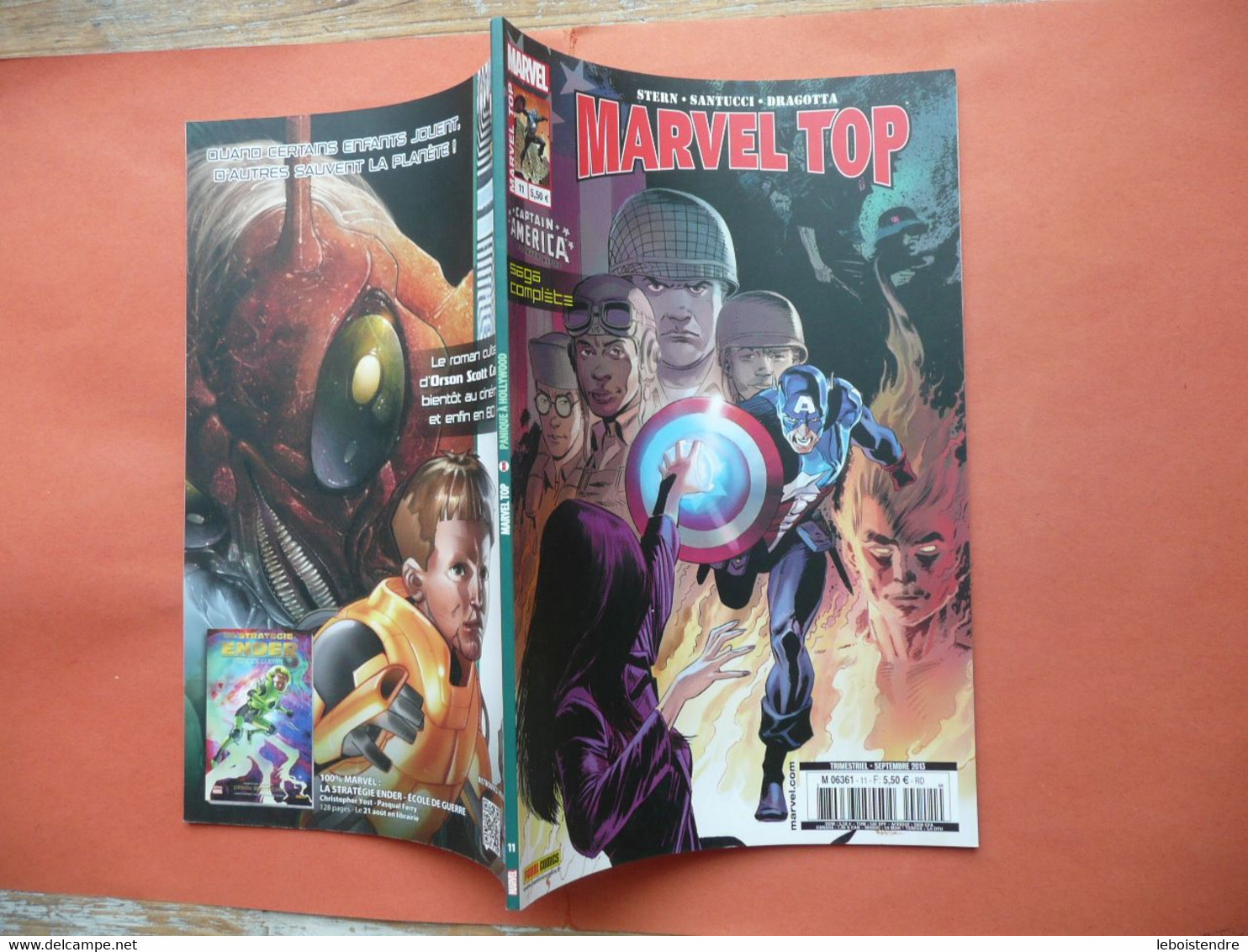 MARVEL TOP N 11 SEPTEMBRE 2013 CAPTAIN AMERICA  MARVEL PANINI COMICS TRES BON ETAT - Marvel France