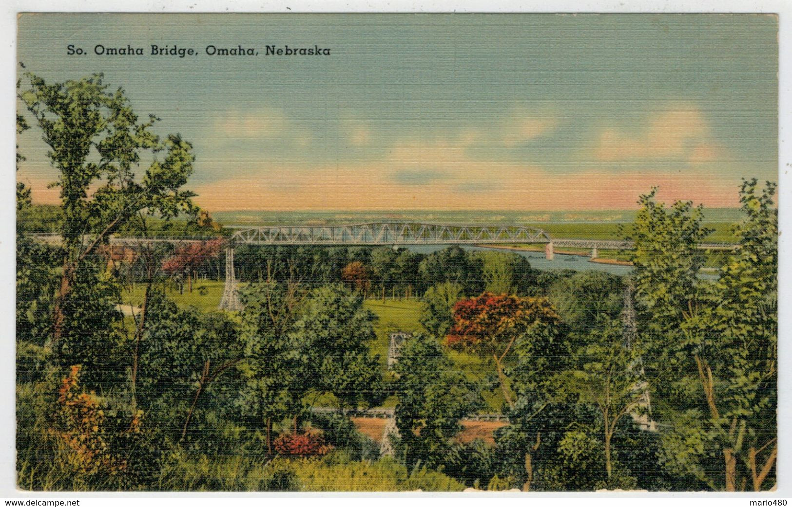C.P.  PICCOLA     SO.  OMAHA  BRIDGE    OMAHA             2 SCAN  (NUOVA) - Omaha