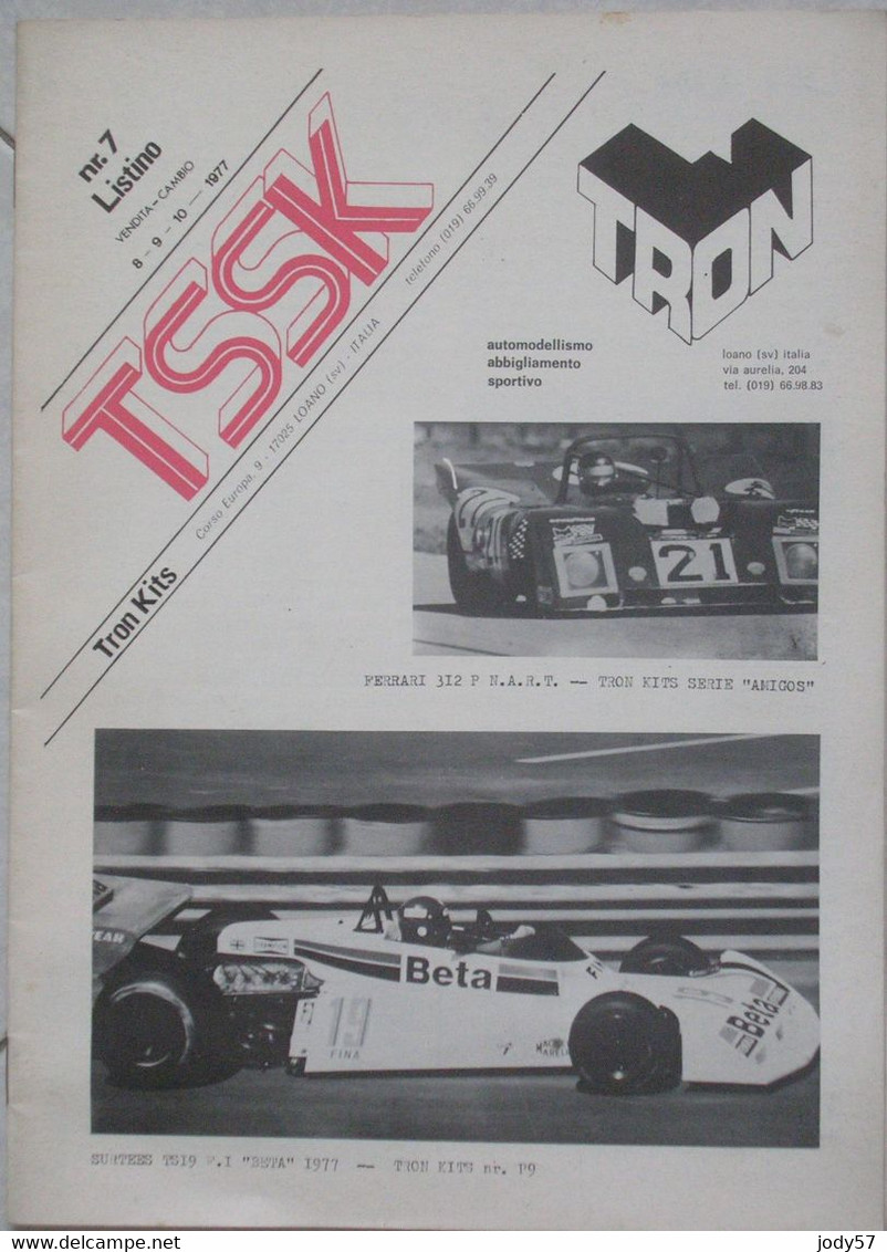 CATALOGO - LISTINO - TSSK N.7 - 1977 BY EQUIPE TRON - Catalogi