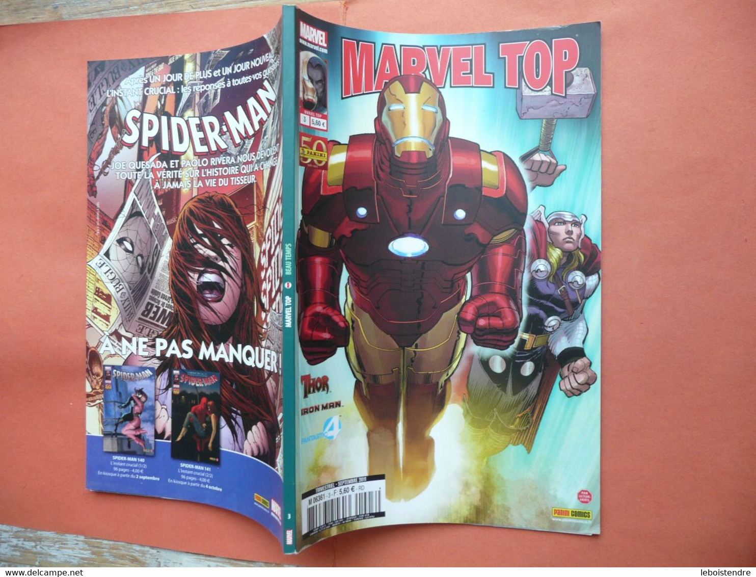 MARVEL TOP N 3 SEPTEMBRE 2011 MARVEL PANINI COMICS TRES BON ETAT - Marvel France