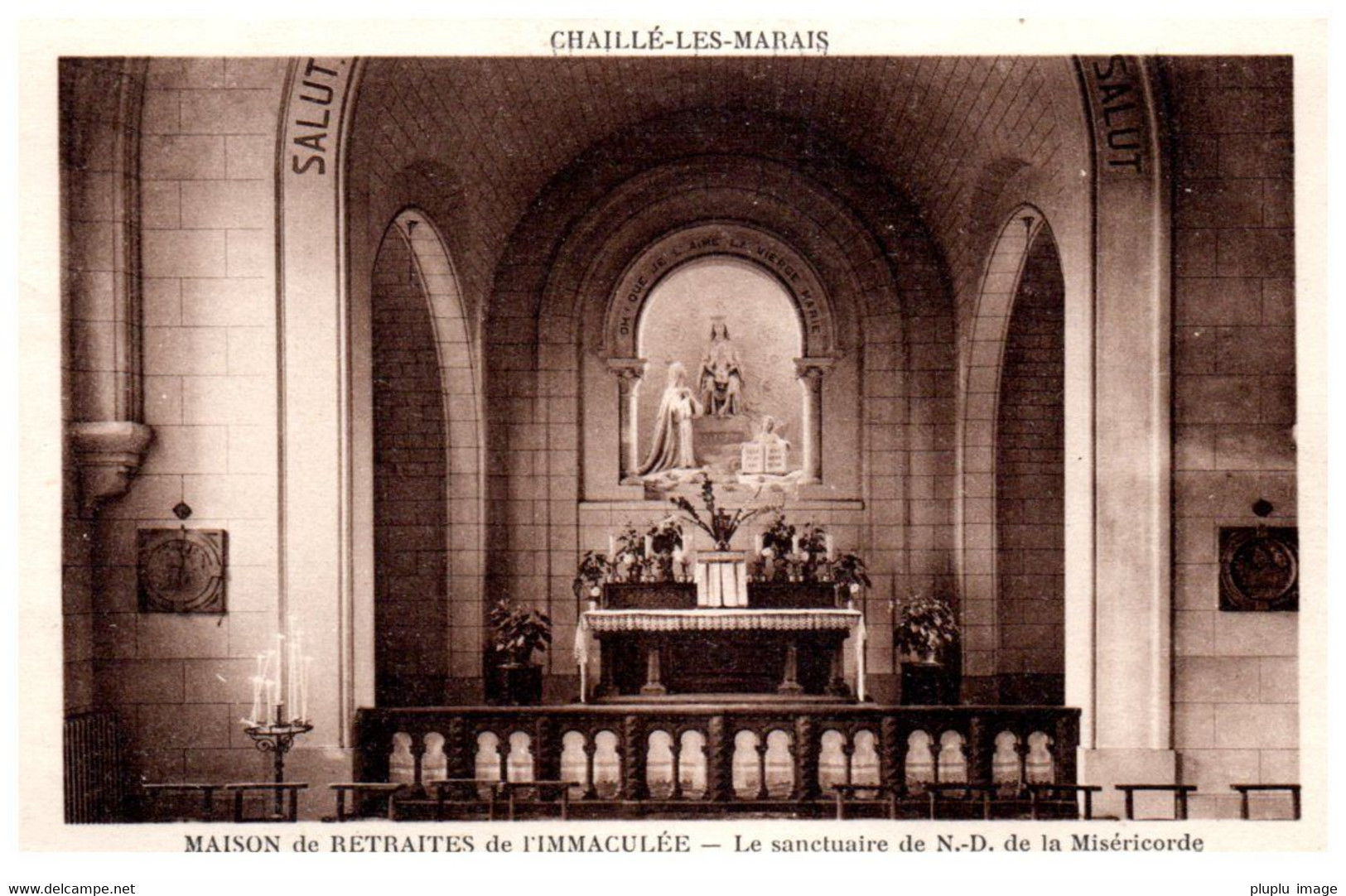 85.CHAILLE LES MARAIS MAISON DE RETRAITE DE L IMMACULEE - Chaille Les Marais