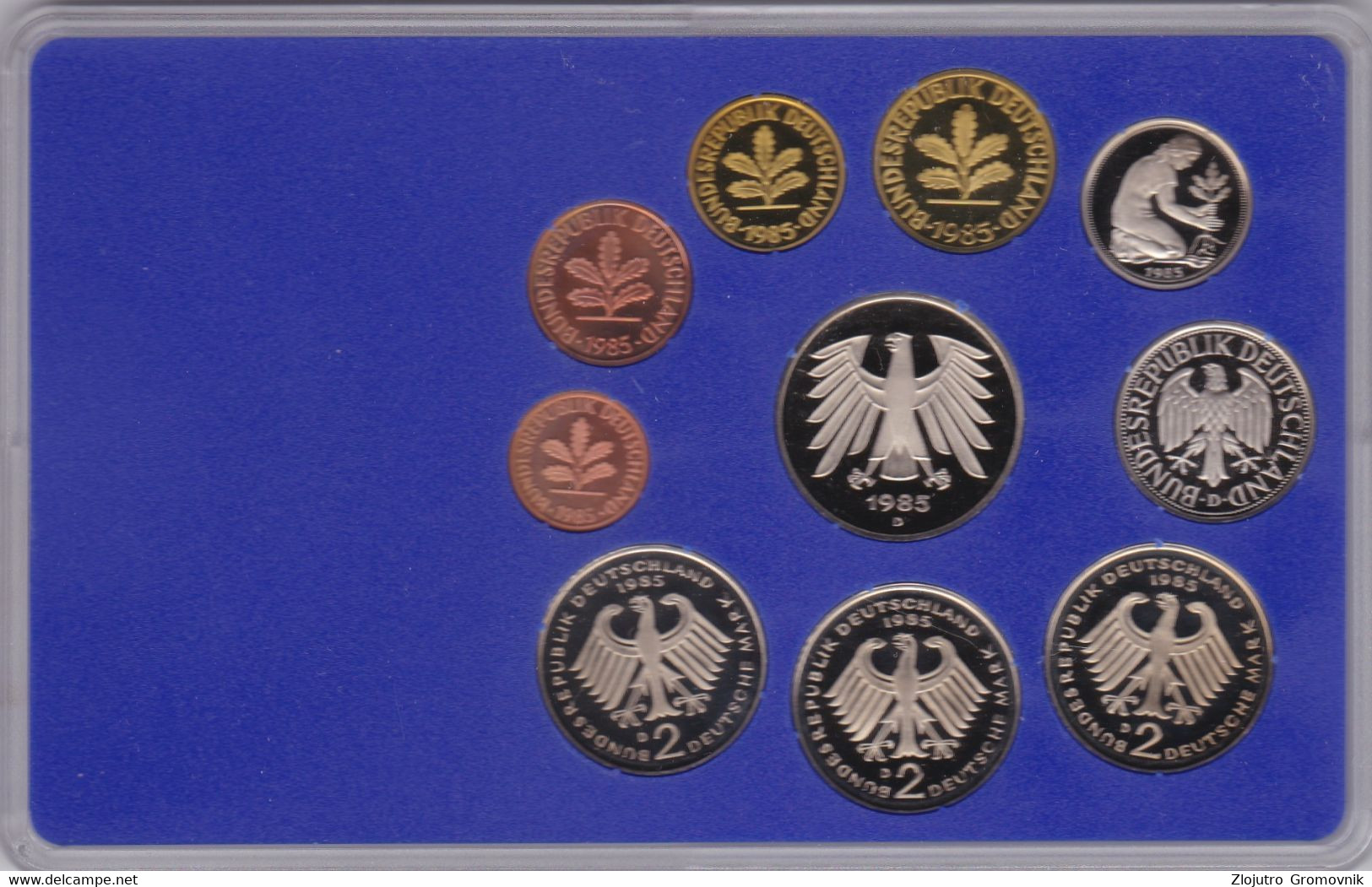 Mint Set Germany 1985 Letter D Munich Coinage !! - Sets De Acuñados &  Sets De Pruebas