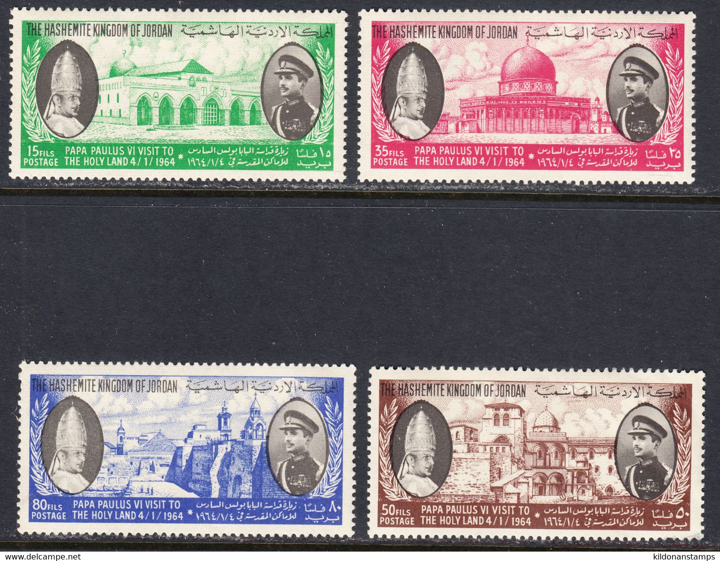 Jordan 1964 Mint Mounted, Sc # 428-431 - Giordania