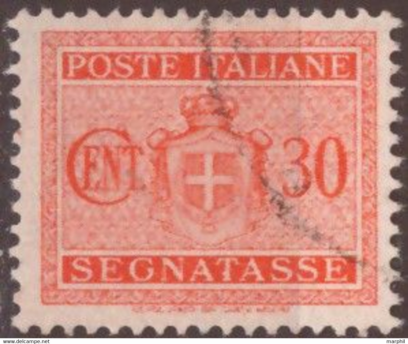 Italia Segnatasse 1945 Ruota/no Fasci 30c. Un#88 (o) - Postage Due