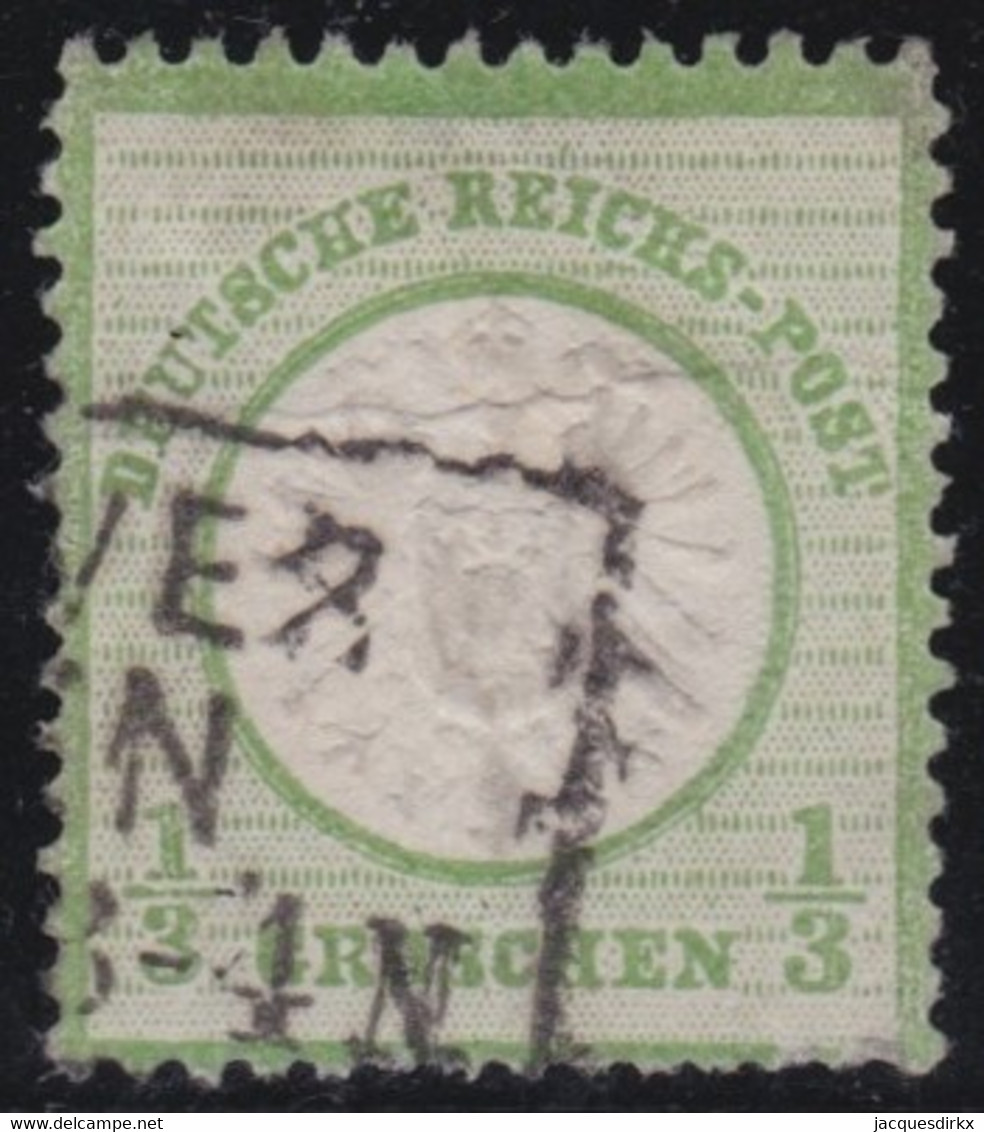 Deutsches Reich   .    Michel   .  17   .   O    .     Gestempelt   .    /    .   Cancelled - Used Stamps