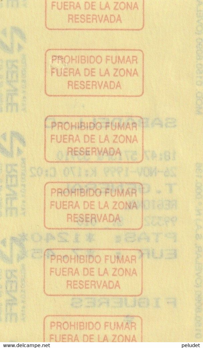 España Espagne Spain - Renfe Regional - Sabadell-C - Figueres - 1999 - Europa