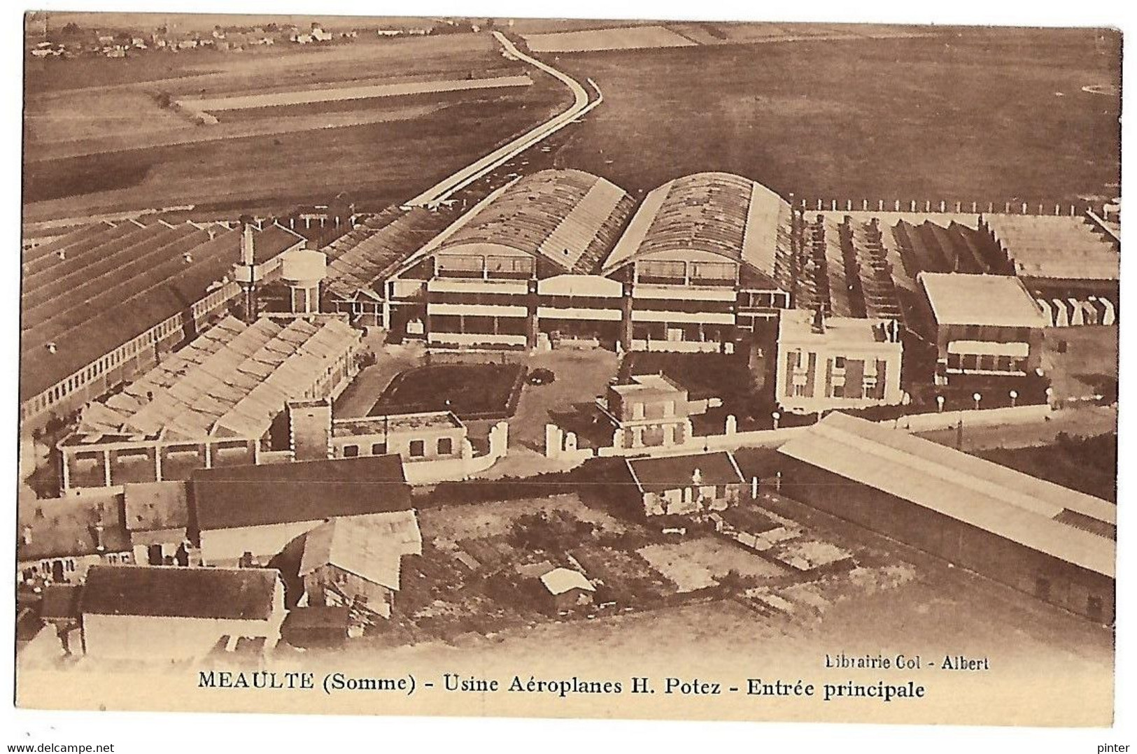 MEAULTE - Usine Aéroplanes H. Potez - Entrée Principale - Meaulte