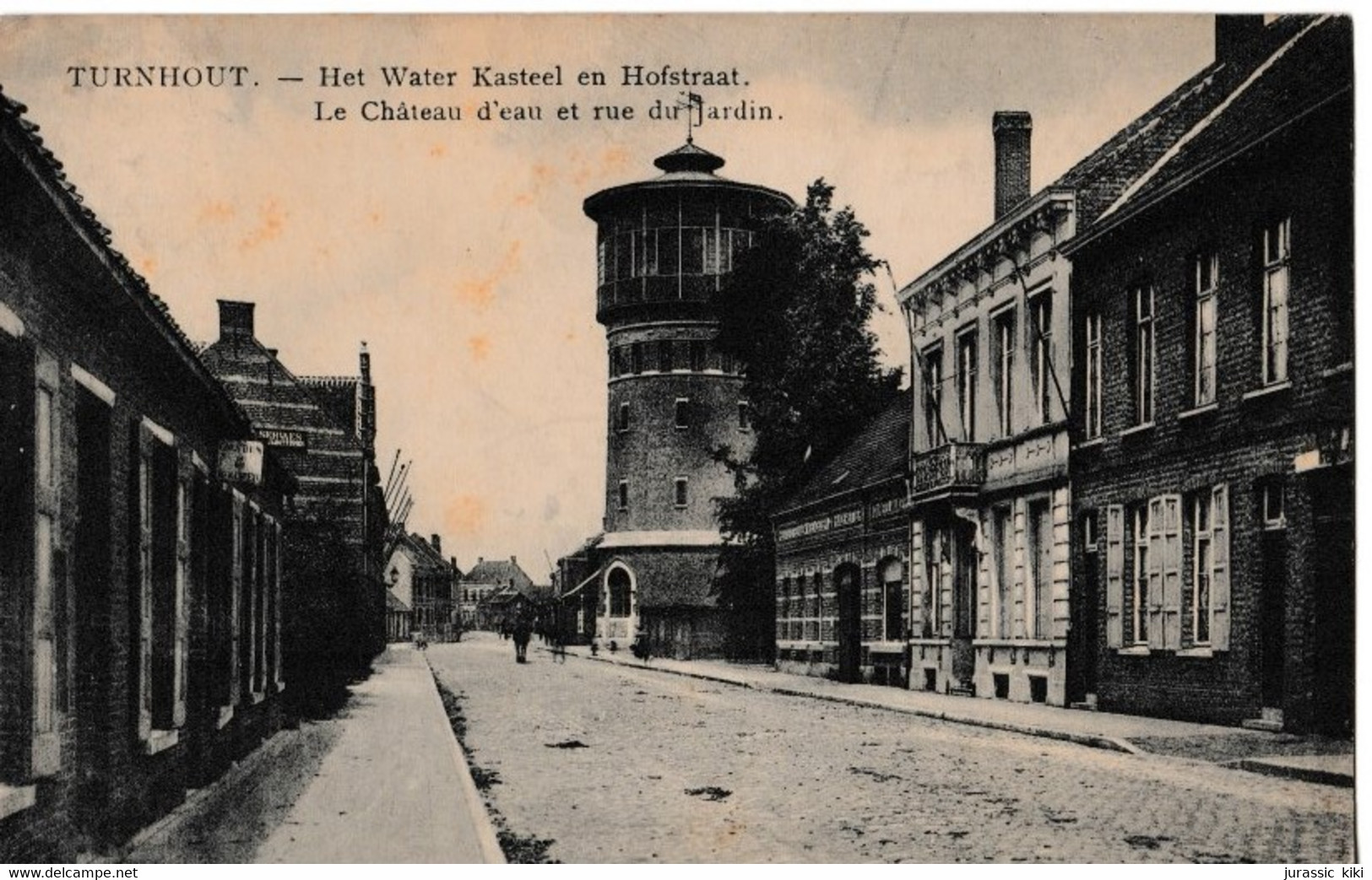 Turnhout - Het Water Kasteel En Hofstraat - Turnhout