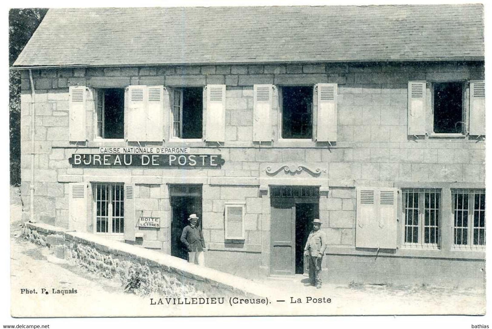 La VILLEDIEU (Creuse). La Poste. - Andere & Zonder Classificatie