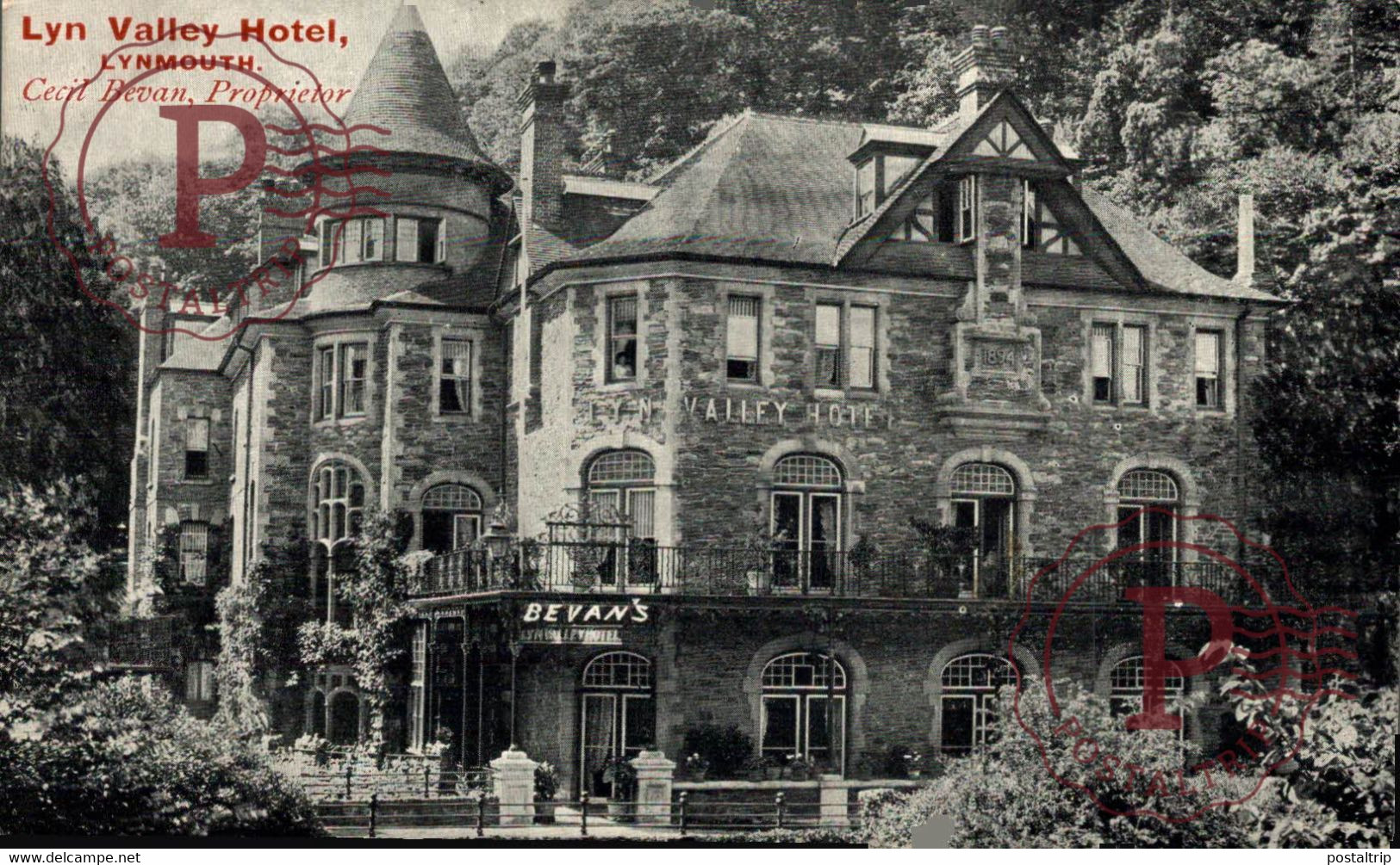 Lynmouth Lyn Valley Hotel CECIL BEVAN - Lynmouth & Lynton