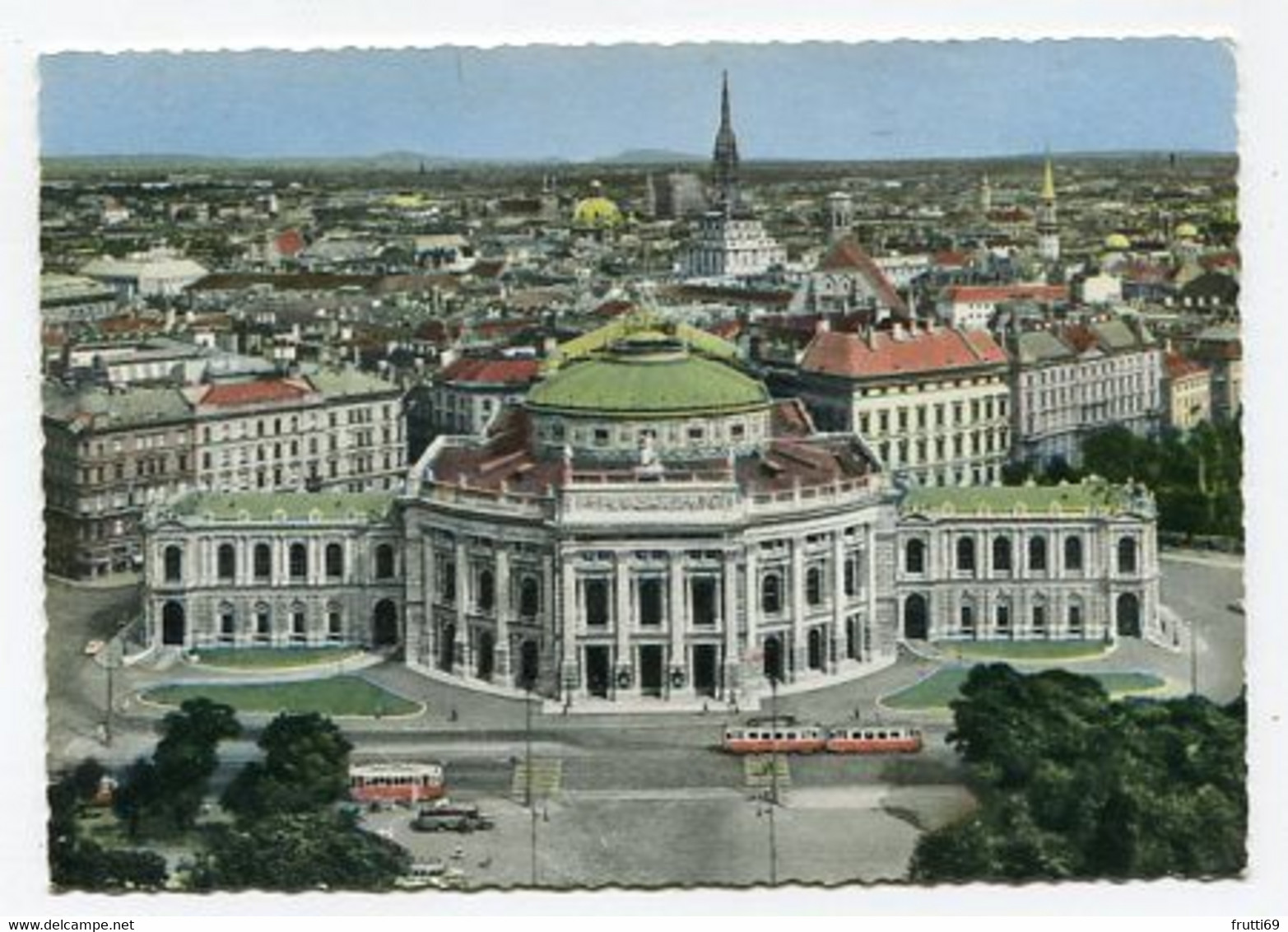 AK 048242 AUSTRIA - Wien - Burgtheater - Ringstrasse