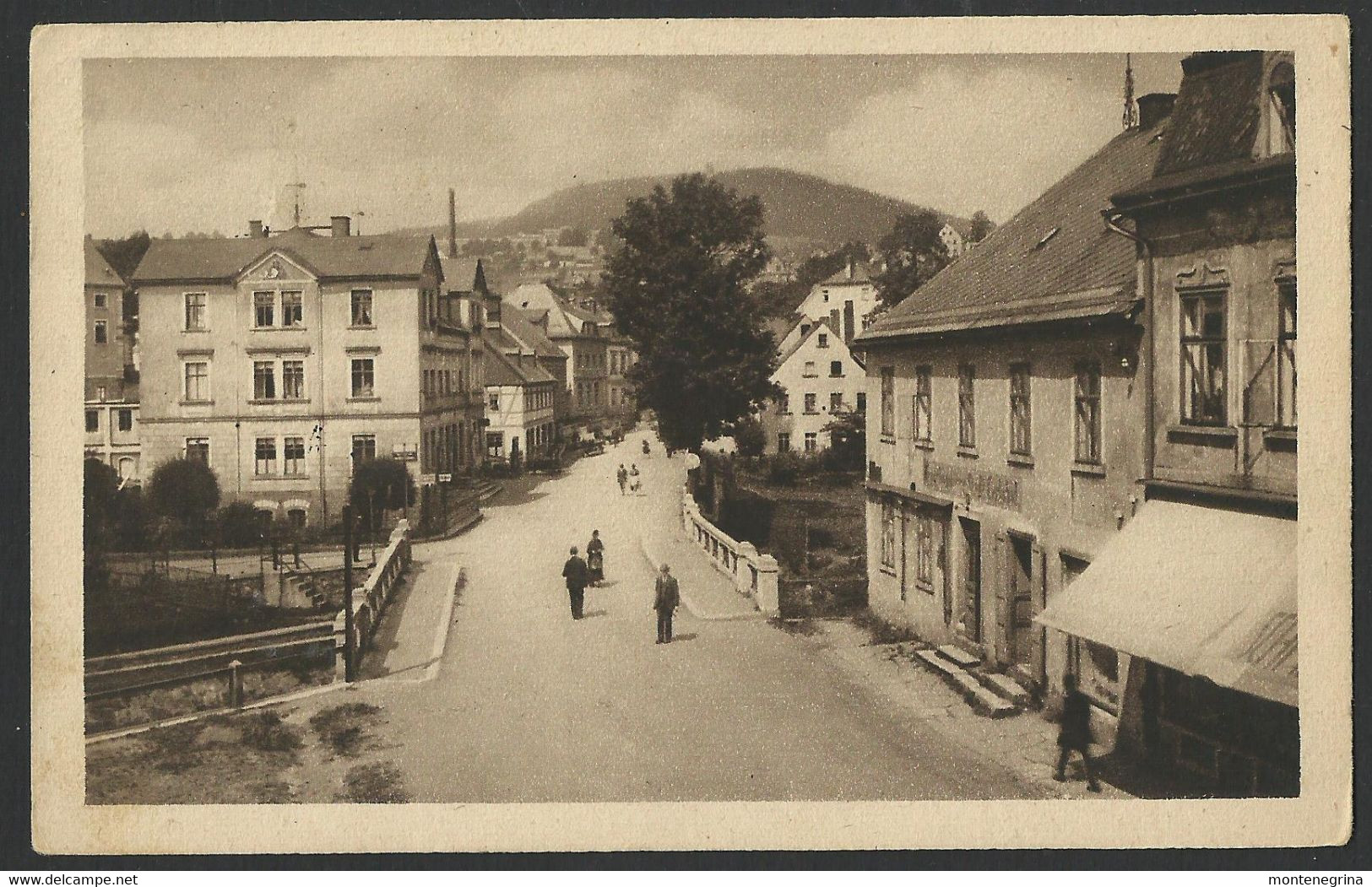 BARENSTEIN Bez. Chemnitz Grenzstrasse Old Postcard (see Sales Conditions) 06077 - Bärenstein