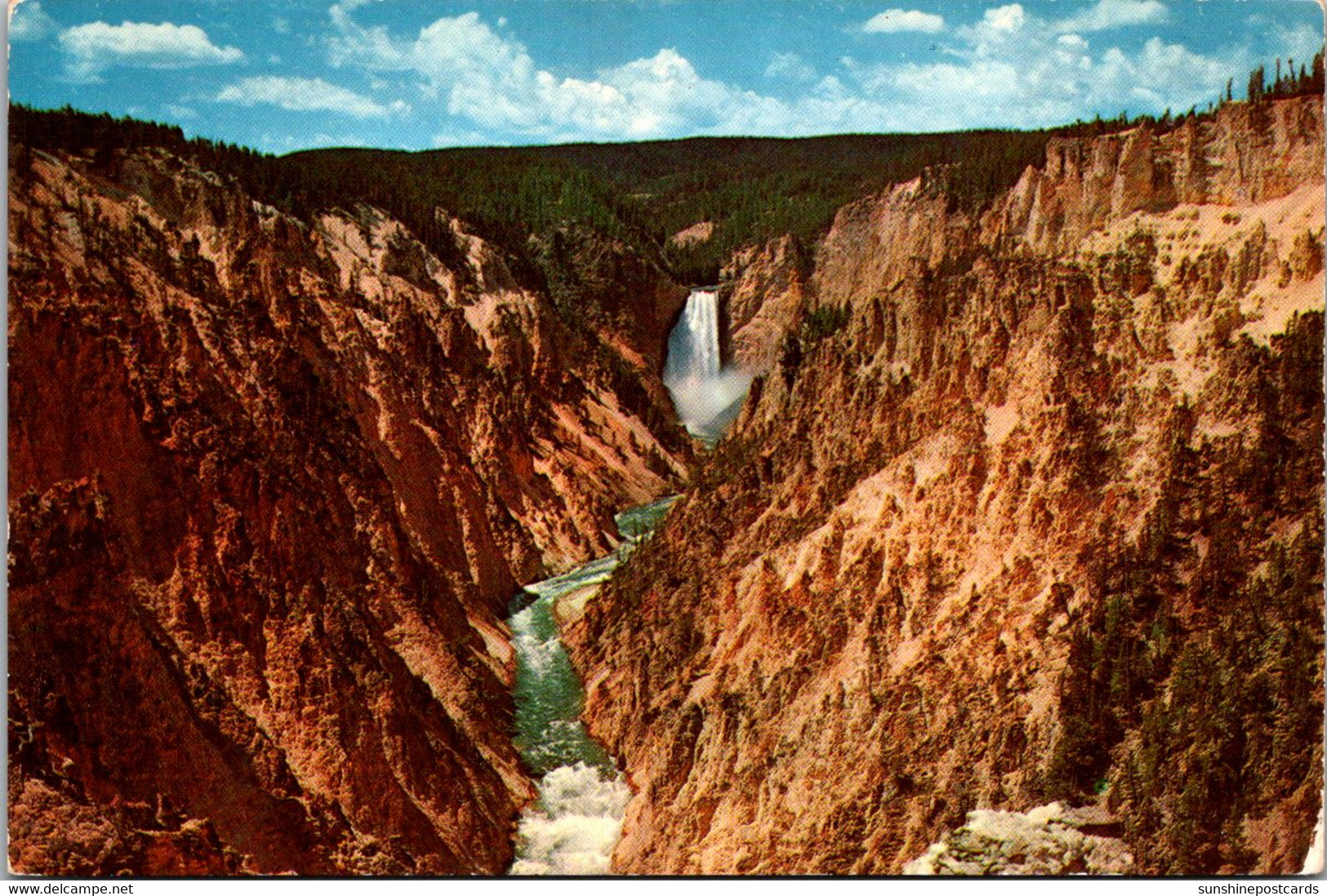 Yellowstone National Park Yellowstone Canyon From Artist Point - USA National Parks