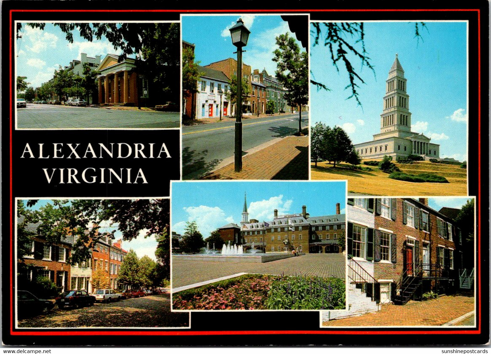 Virginia Alexandria Multi Views Of Old Towne - Alexandria