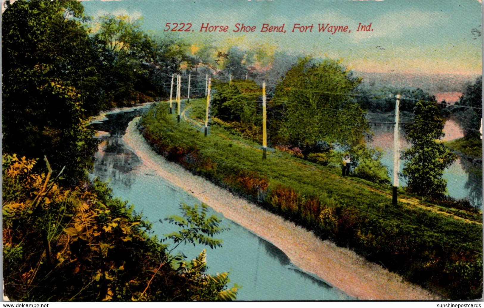 Indiana Forth Worth Horse Shoe Bend 1912 - Fort Wayne