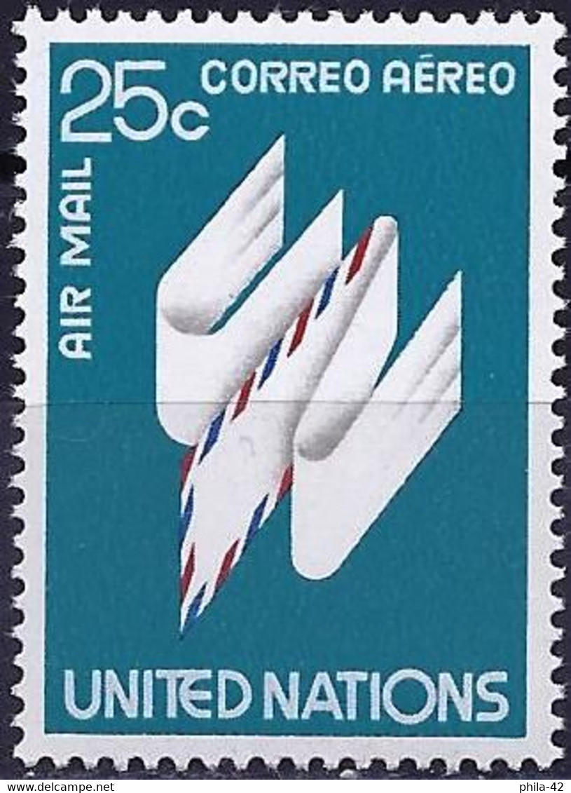 United Nations (New York) 1977 - Mi 309 - YT Pa 22 ( Letter ) MNH** Airmail - Luftpost