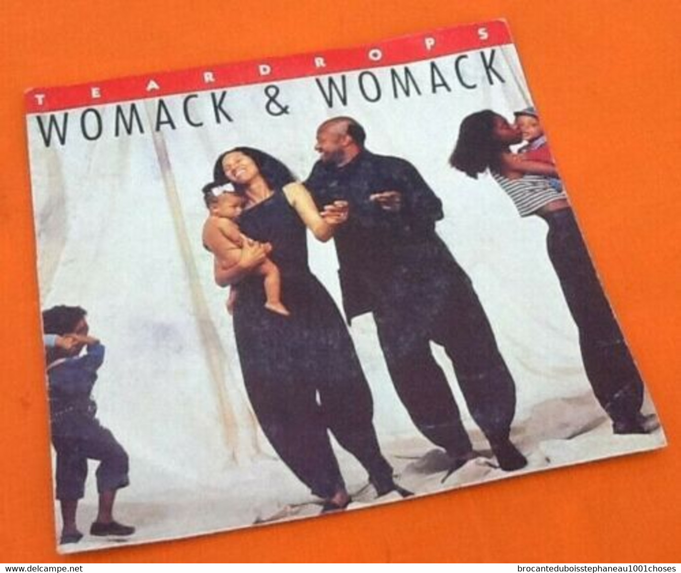 Vinyle 45 Tours Womack And Womack Teardrops (1988) - Soul - R&B