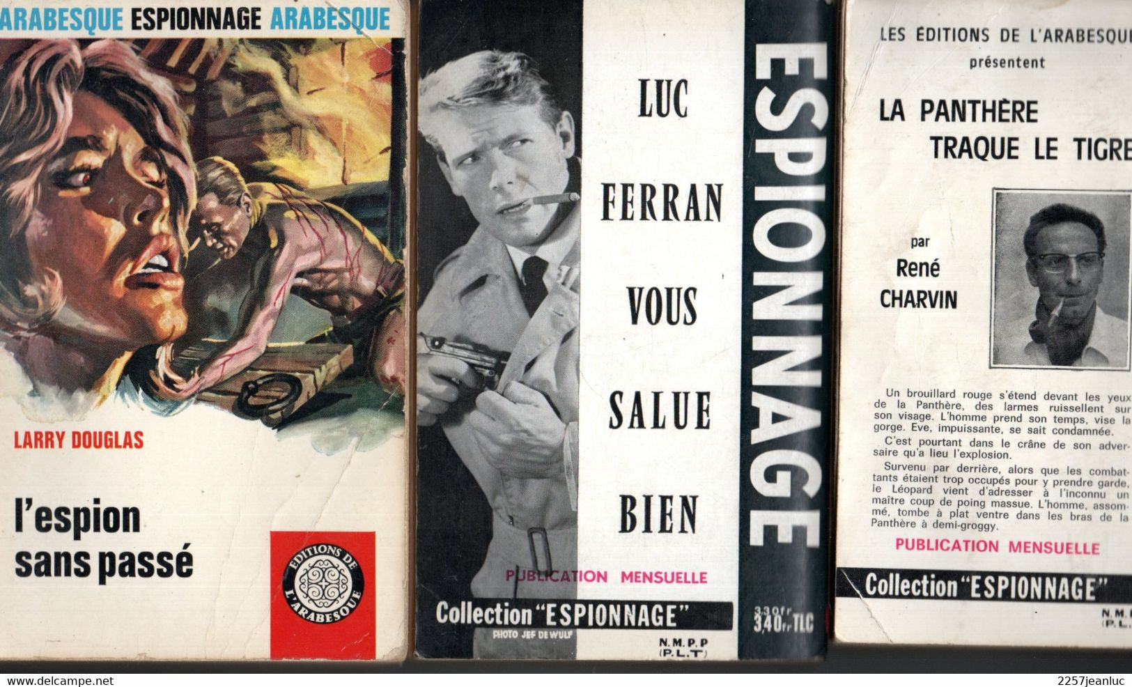 3 Romans  Editions   Arabesque Espionnage     N:489. 495 Et 526 Divers  De 1967 à 1968 - Editions De L'Arabesque