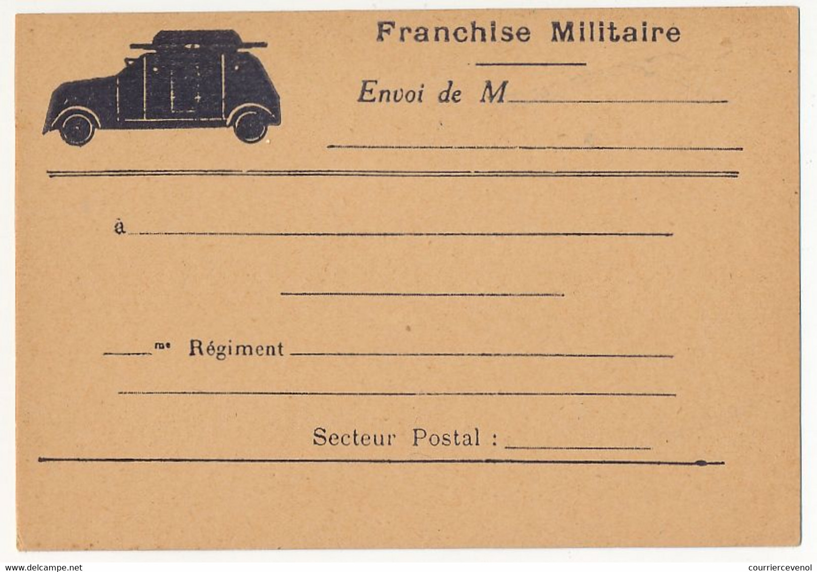 CPFM D'édition Privée - Automitrailleuse - PVH Chabris (Indre) - Neuve - Lettres & Documents