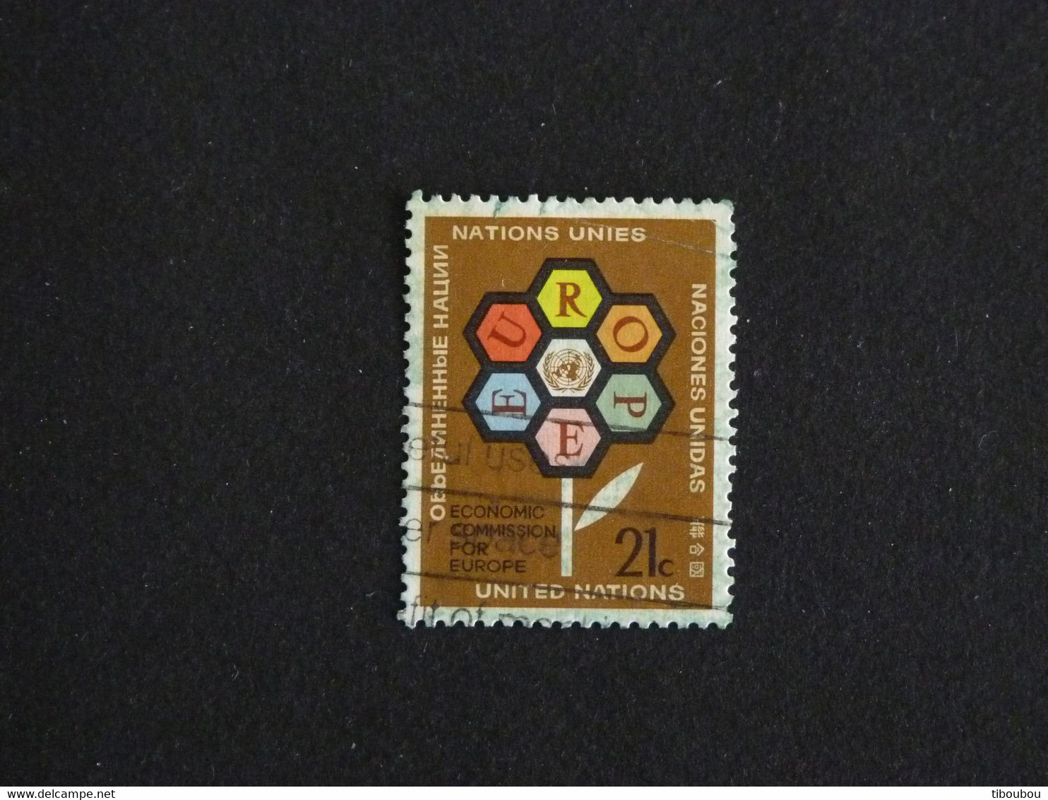 NATIONS UNIES UNITED NATIONS ONU NEW YORK YT 224 OBLITERE - COMMISSION ECONOMIQUE POUR L'EUROPE - Used Stamps